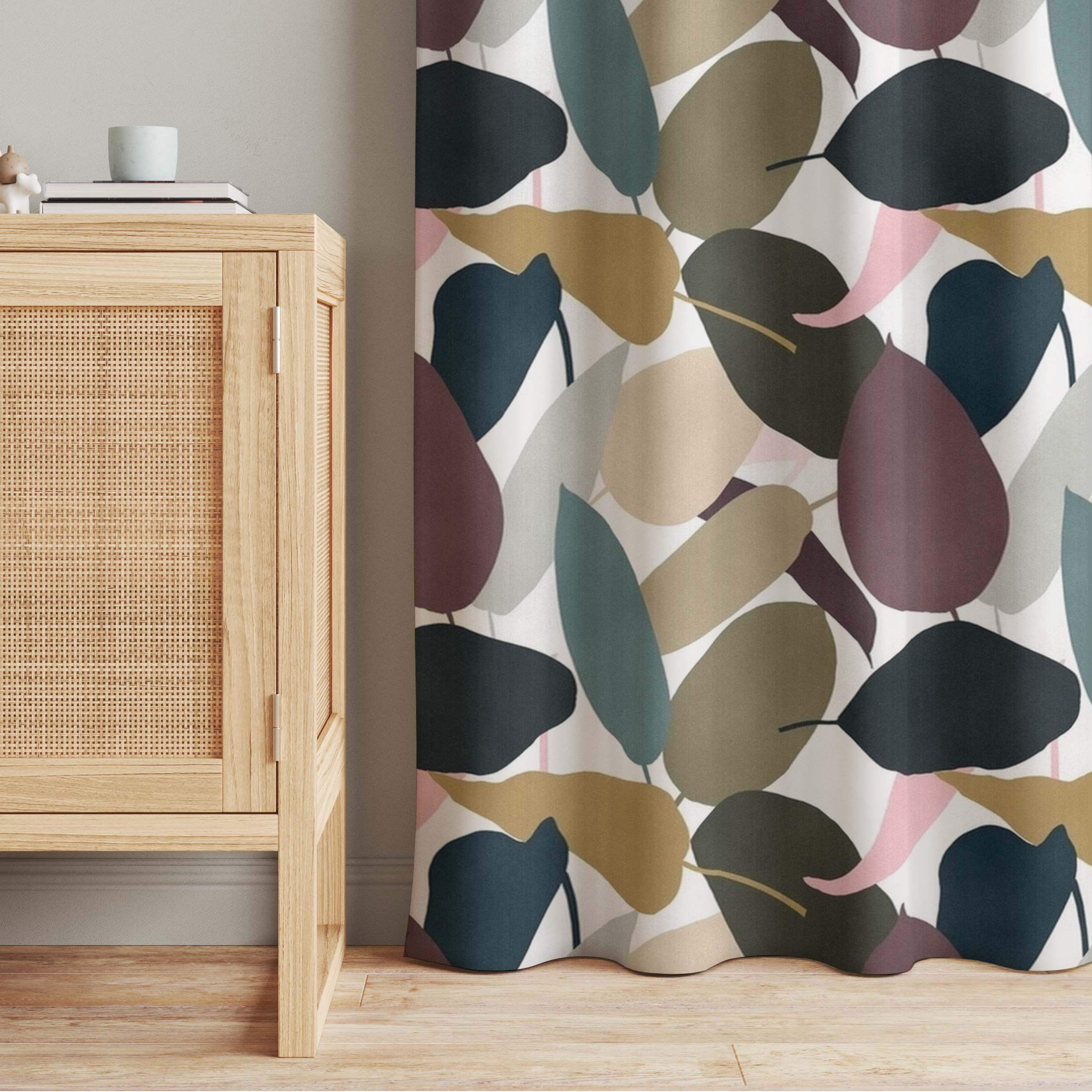 Vorhang Modern Tropical Muster