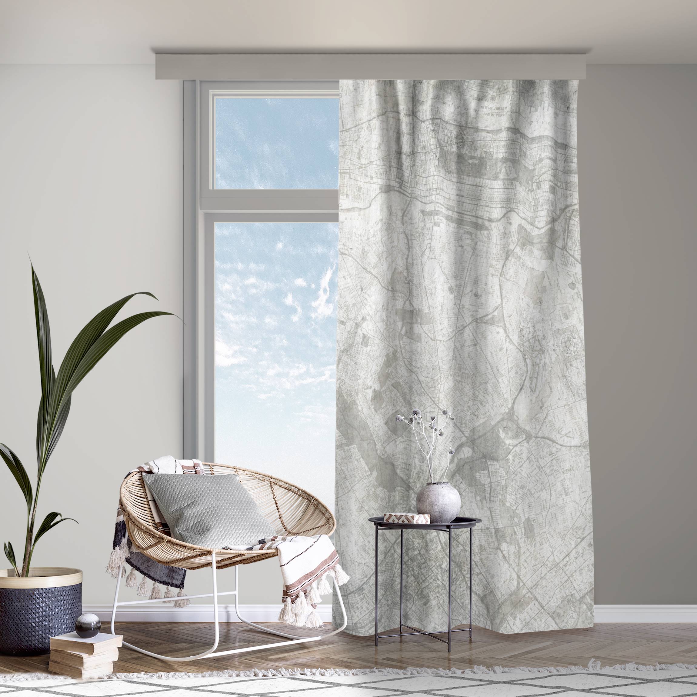 Vorhang New York Stadtplan