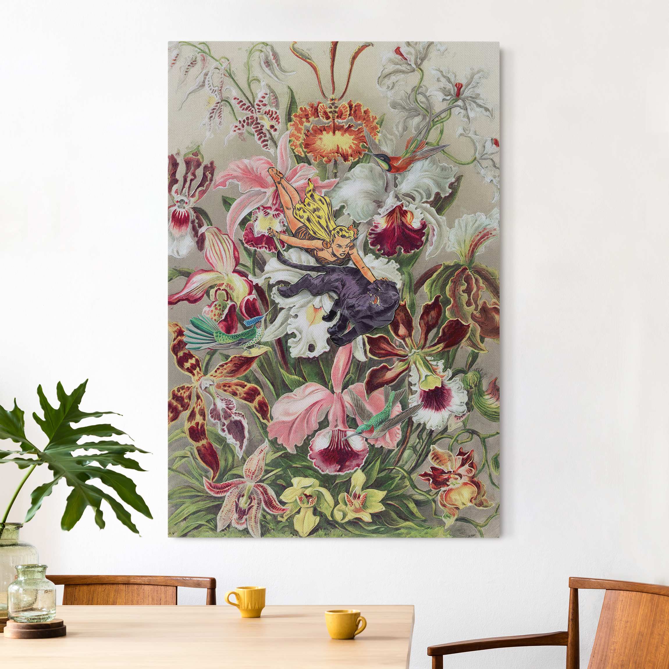 Akustikbild Nymphe mit Orchideen