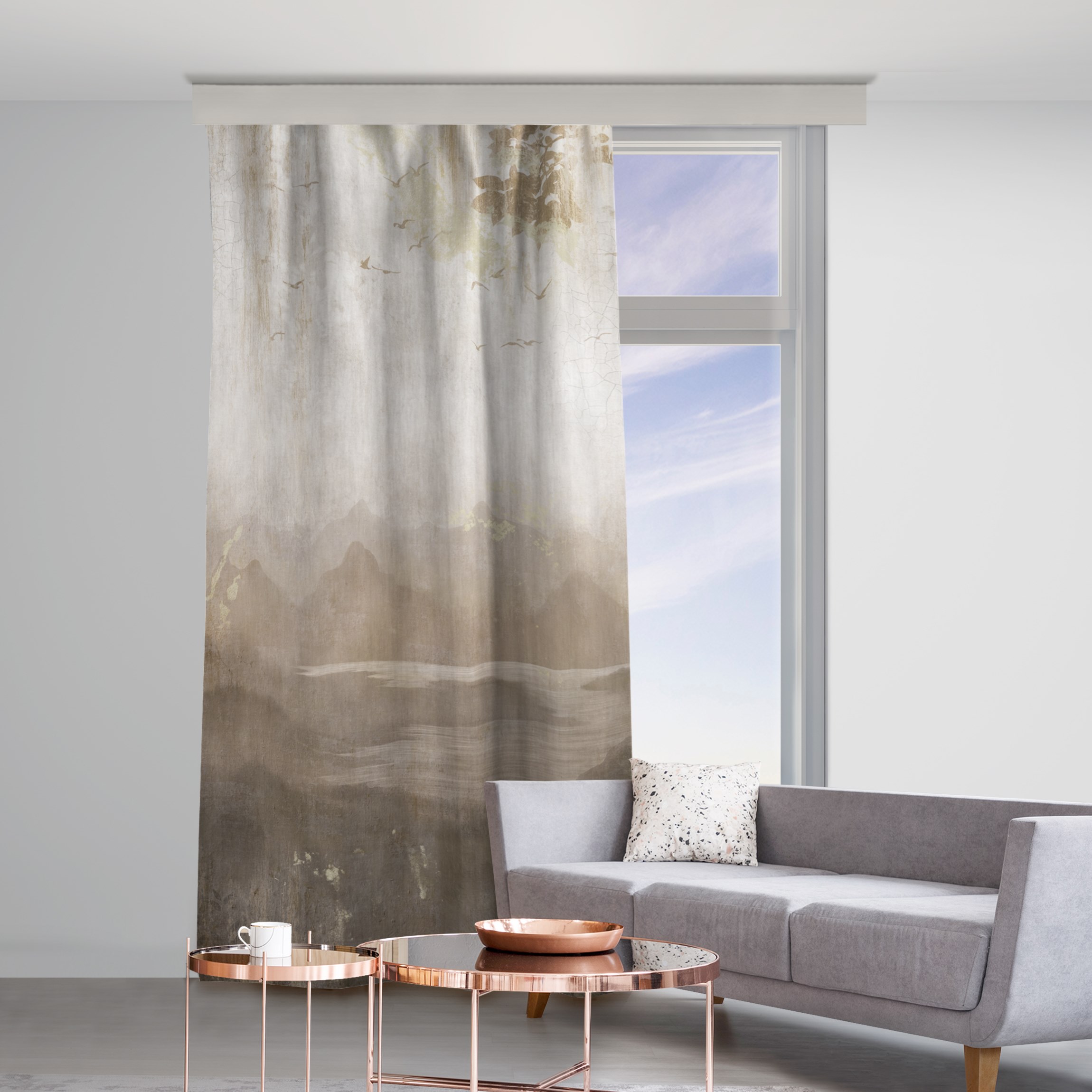 Vorhang Orientalische Dschungel Gipfel