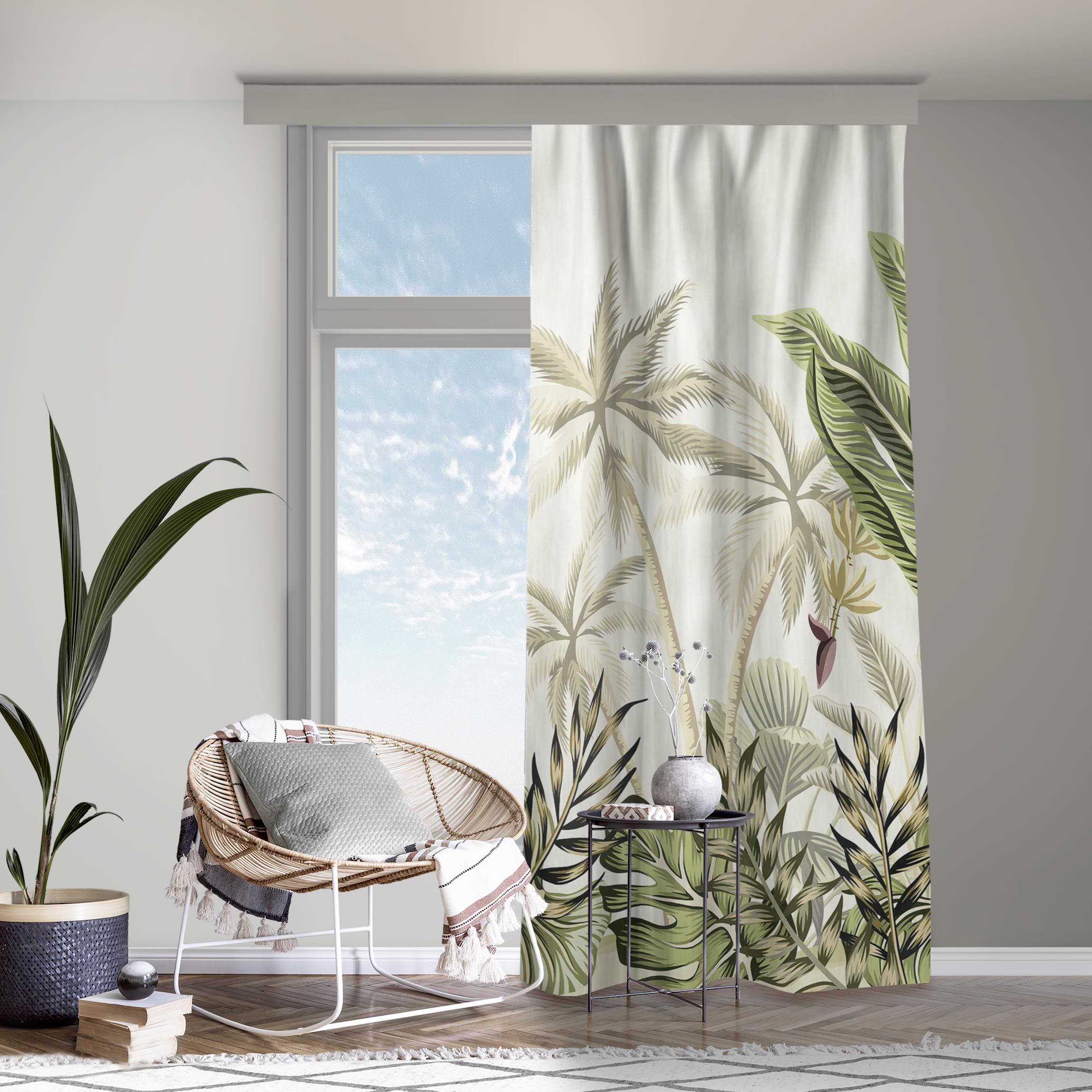 Vorhang Palmen im Dschungel