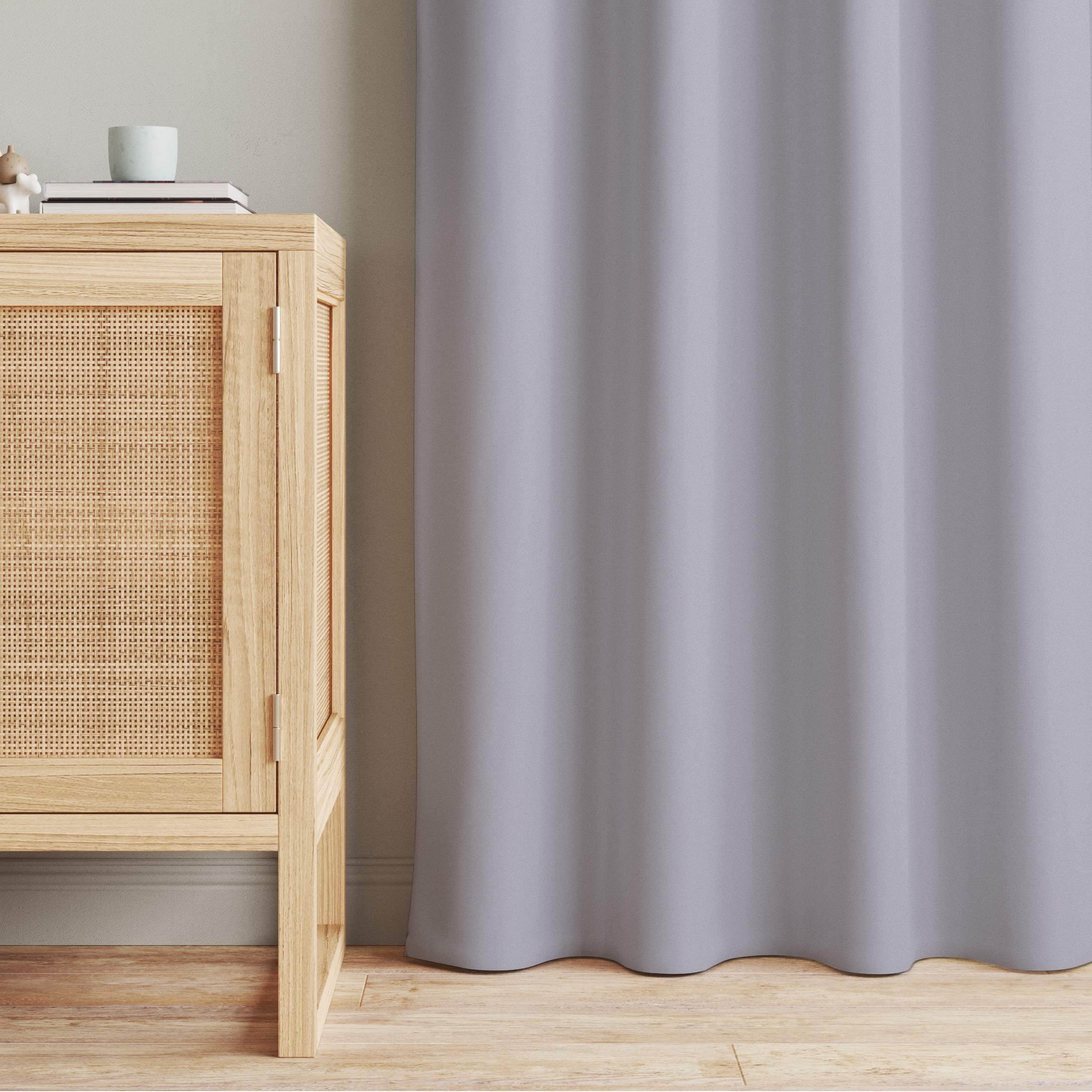 Vorhang Pastell graues Violett