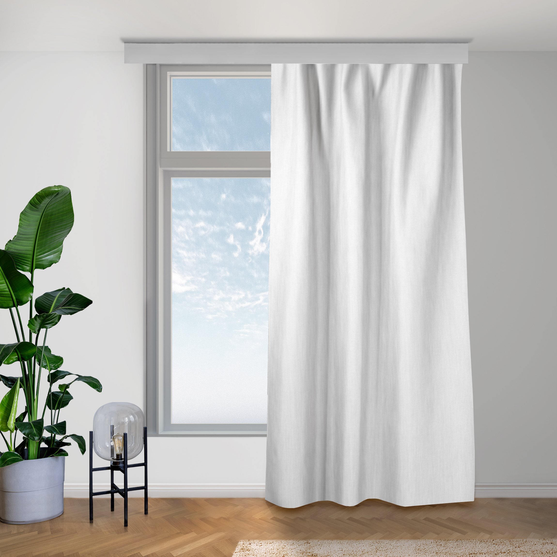 Vorhang Polarweiß