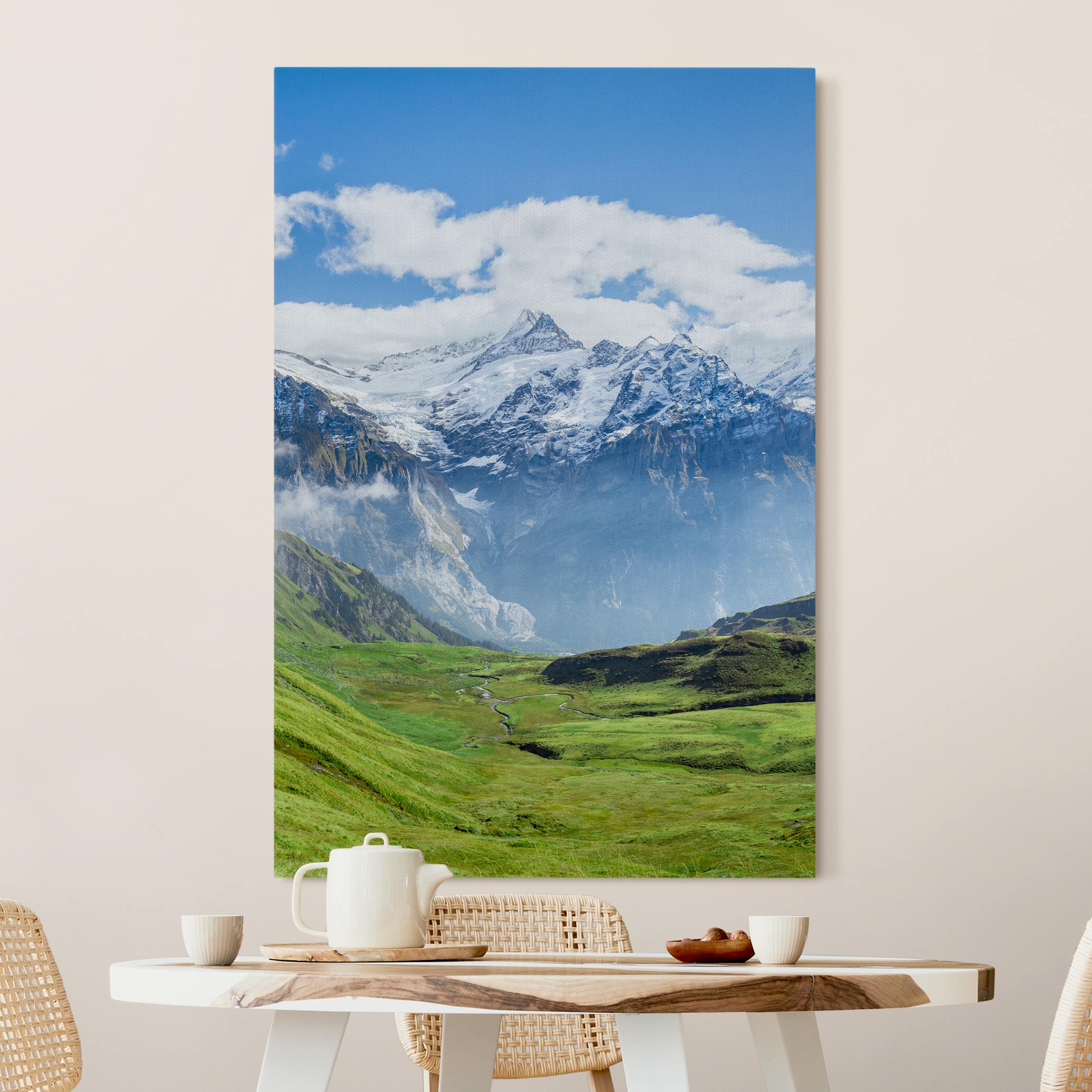 Akustikbild Schweizer Alpenpanorama