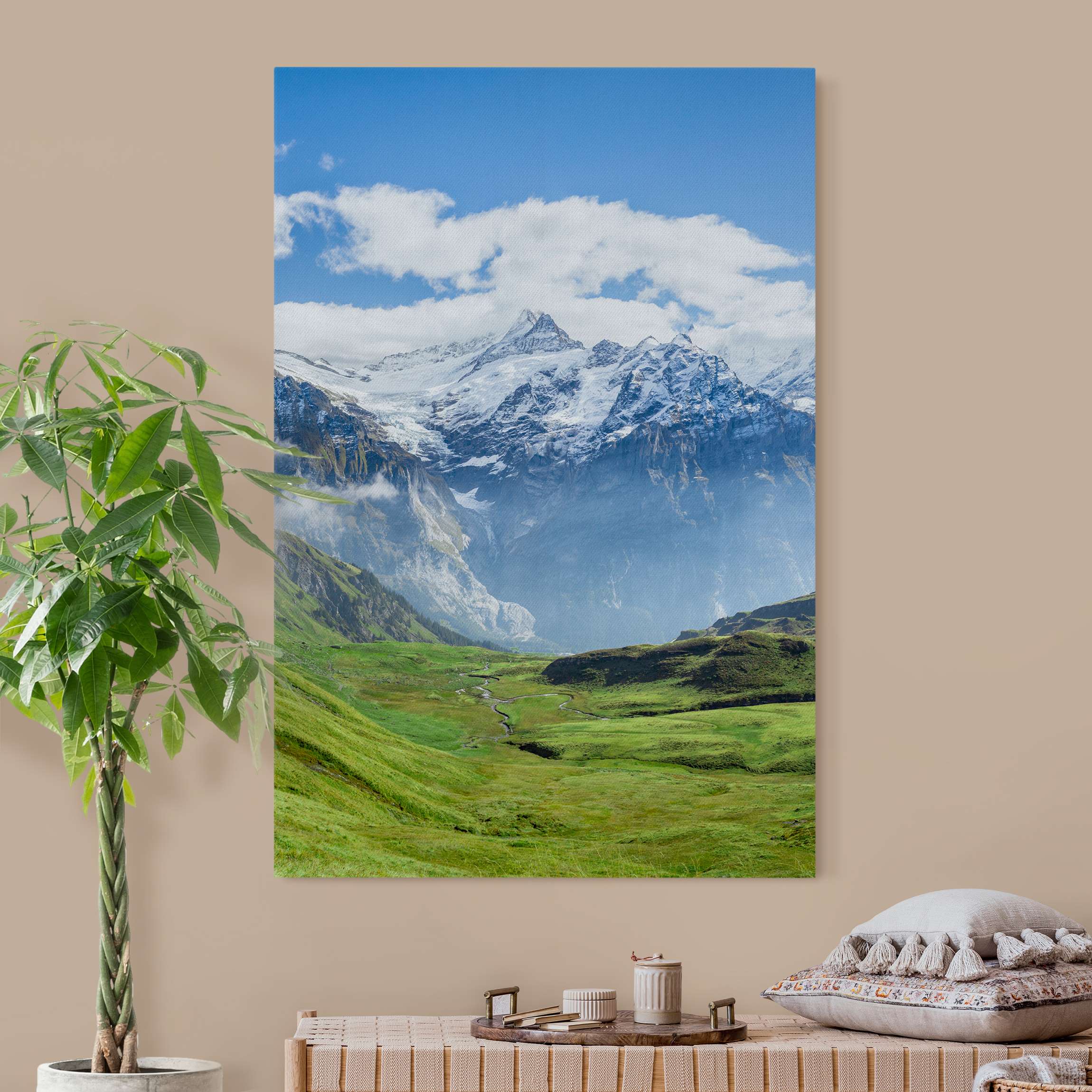 Akustikbild Schweizer Alpenpanorama