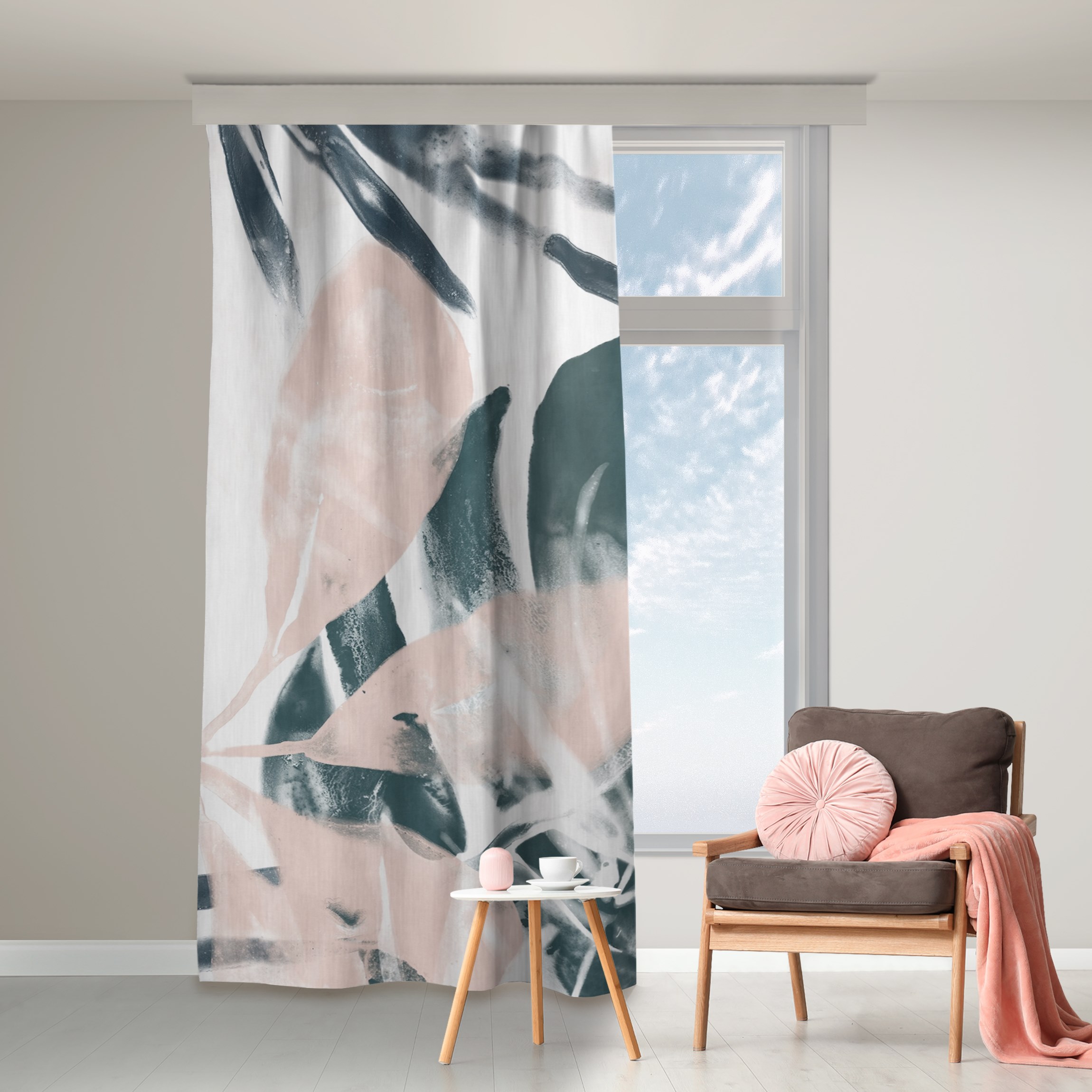 Vorhang Tropisches Orakel petrol II