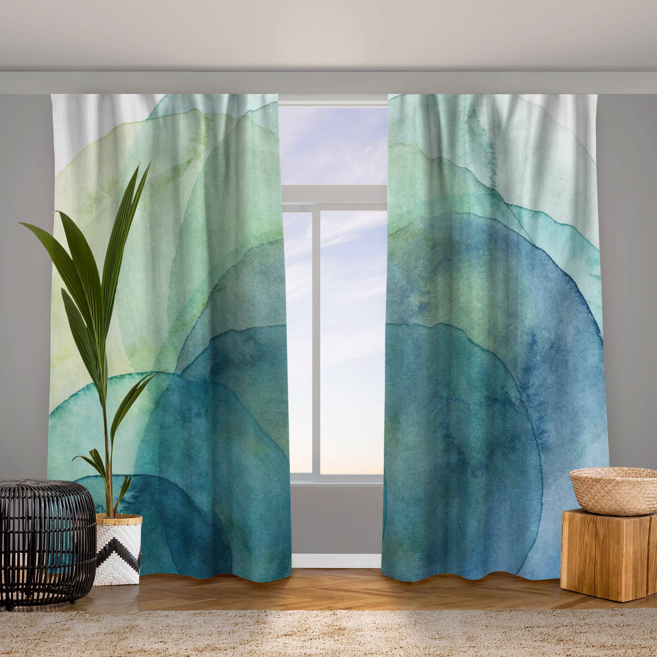 Vorhang Urknall - grün