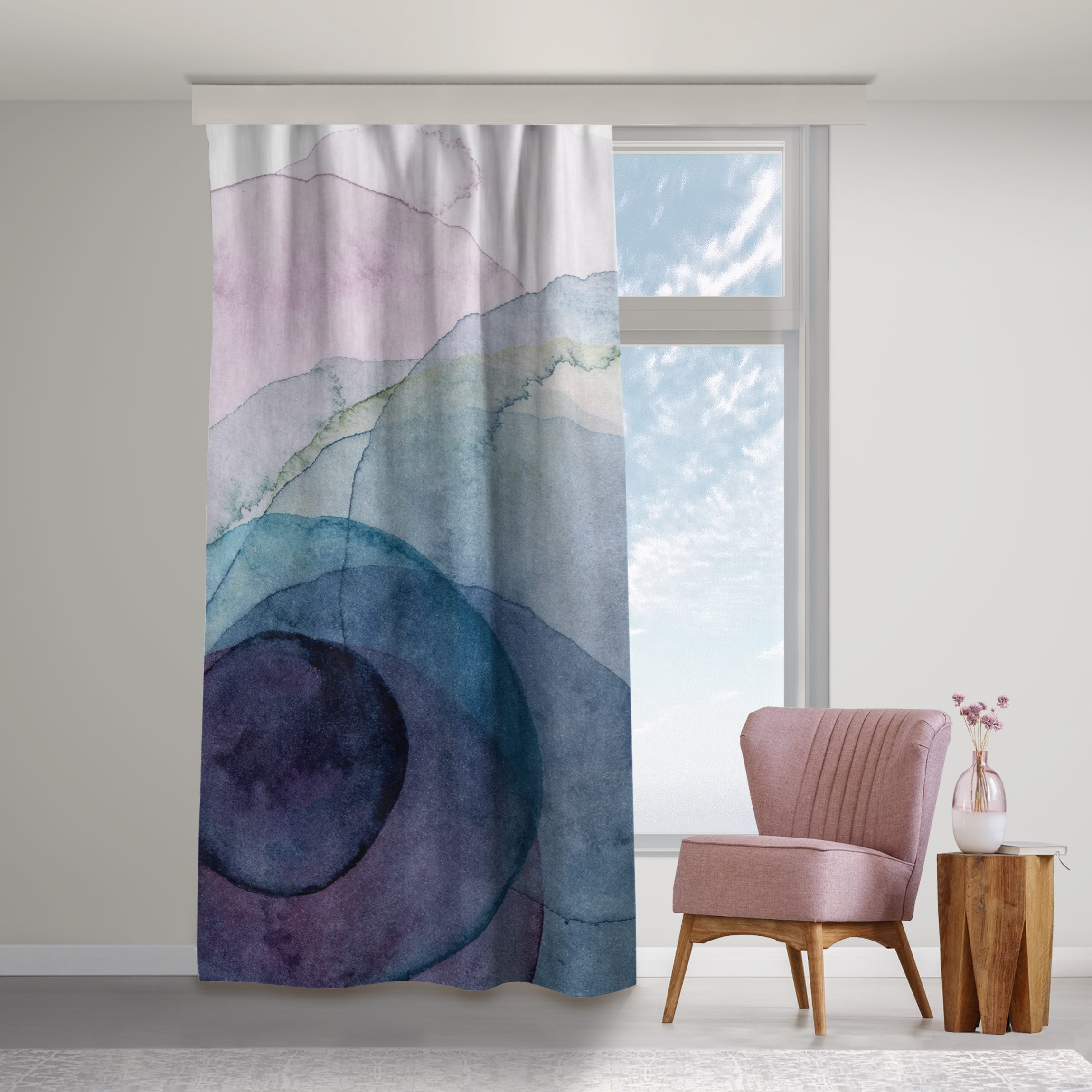 Vorhang Urknall - lila