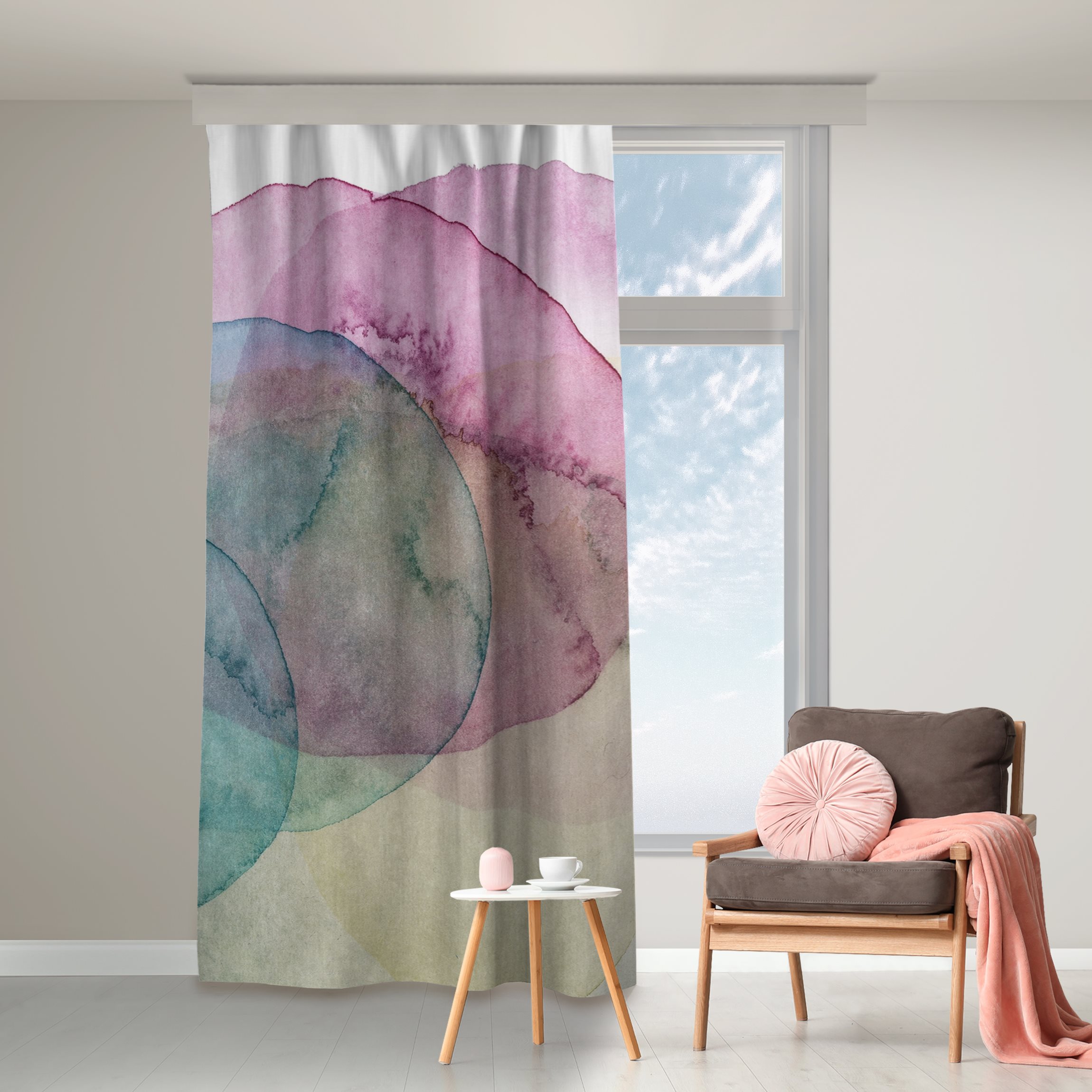 Vorhang Urknall - rosa