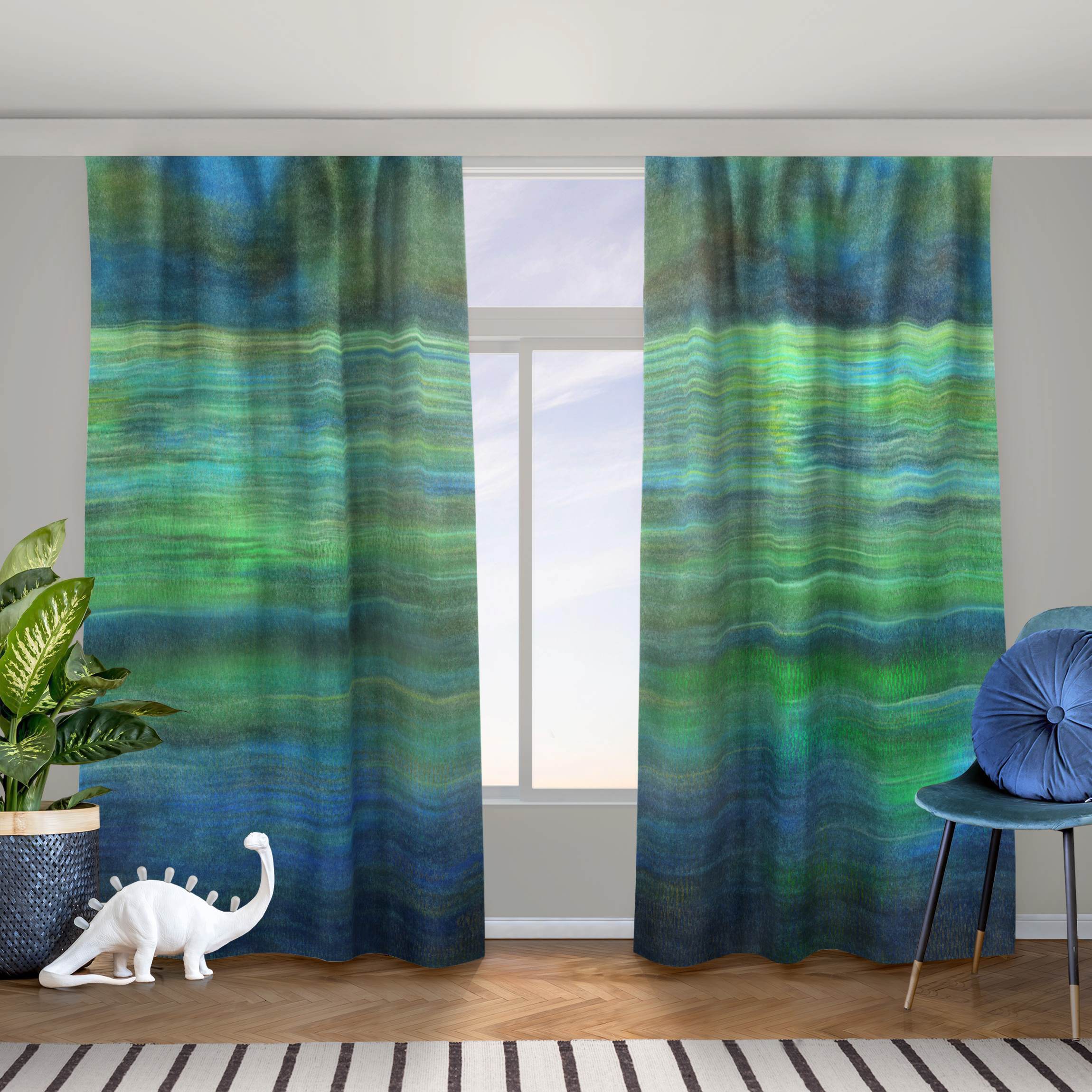 Vorhang Wasserspiegel in satten Farben