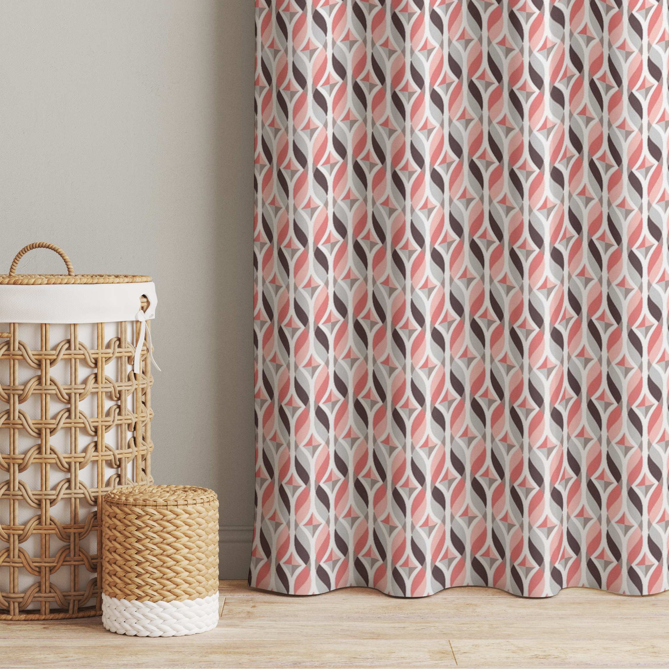 Vorhang Wellige Bänder