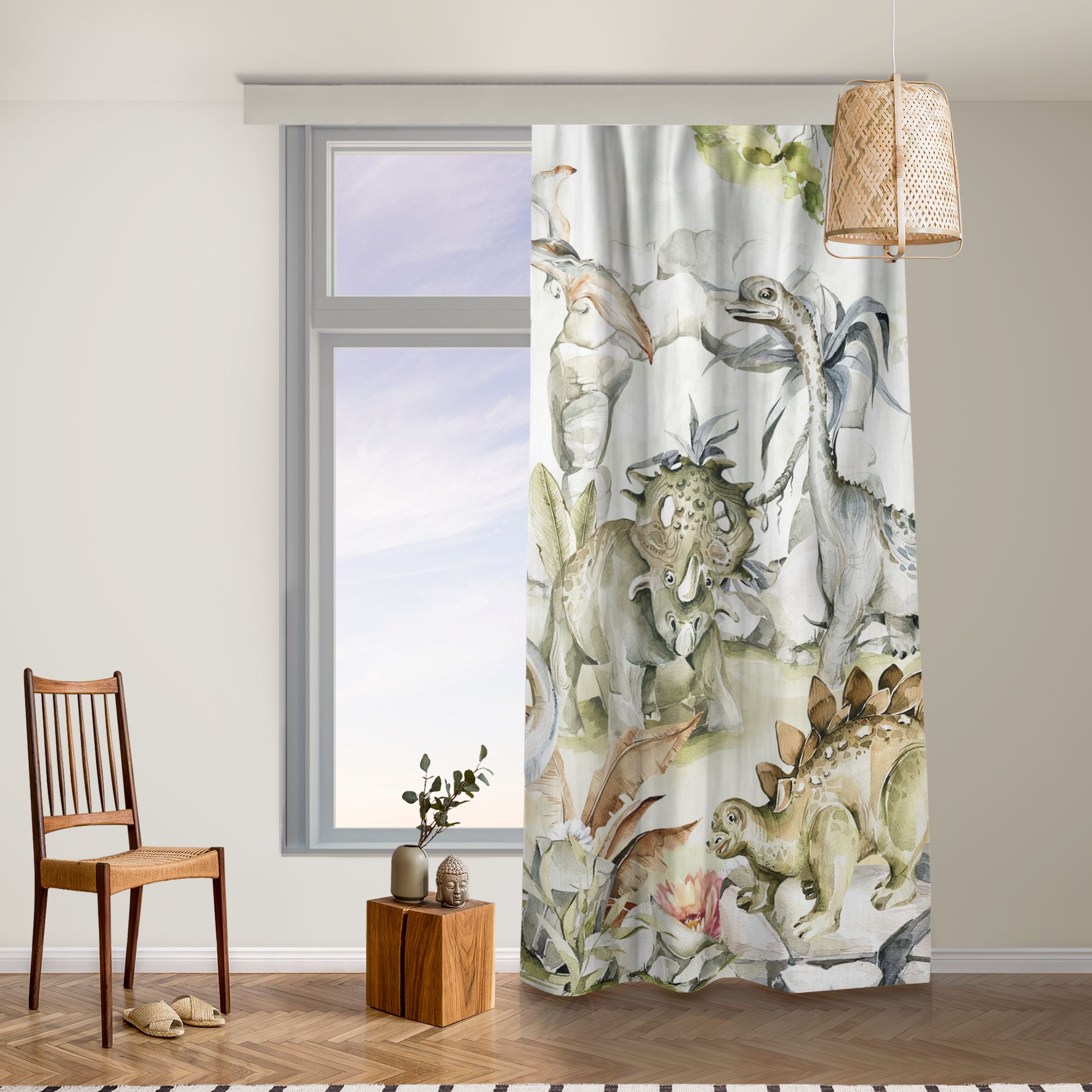 Vorhang Welt der Dinosaurier