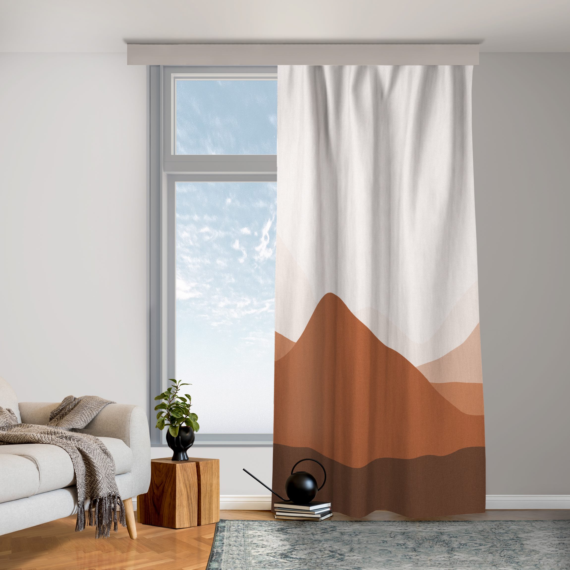 Vorhang Wüsten Berge I