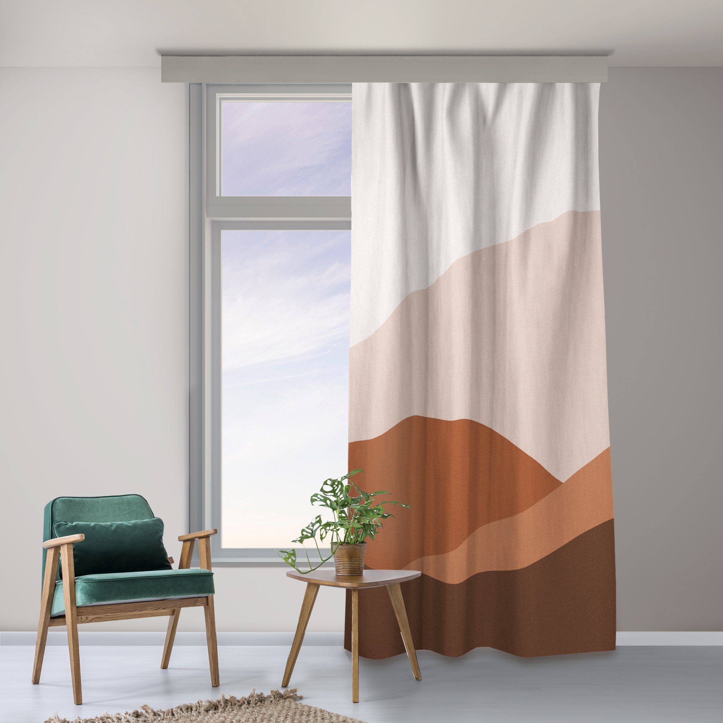 Vorhang Wüsten Berge II