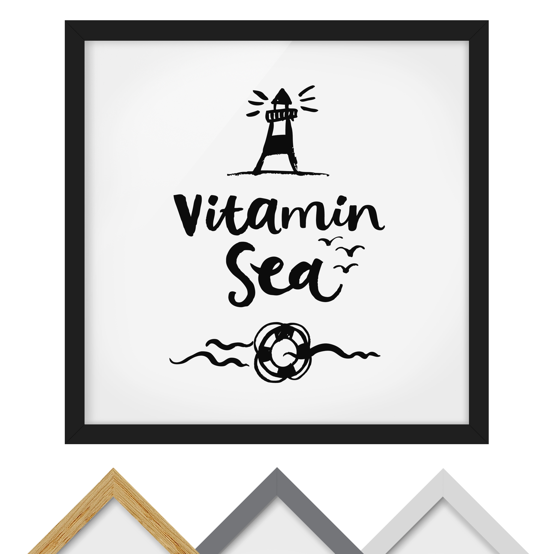 Gerahmtes Bild Vitamin Sea