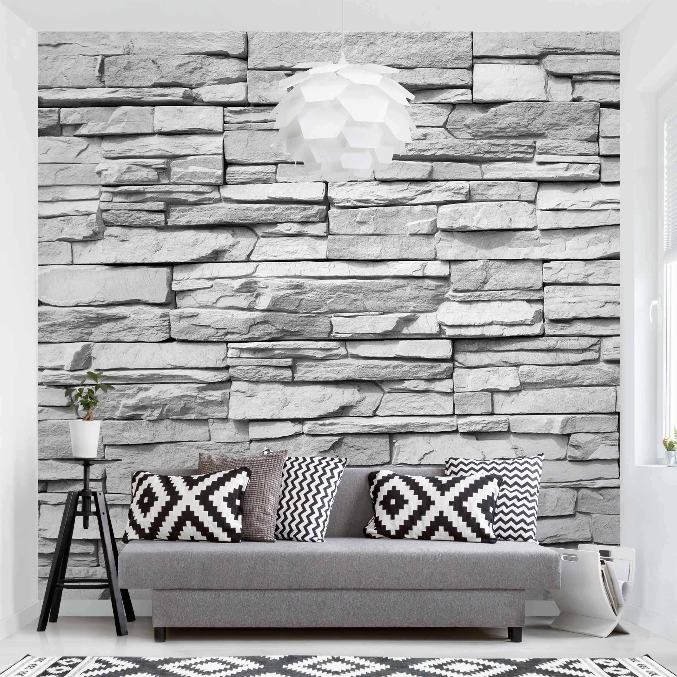 Fototapete 3D-Optik Ashlar Masonry
