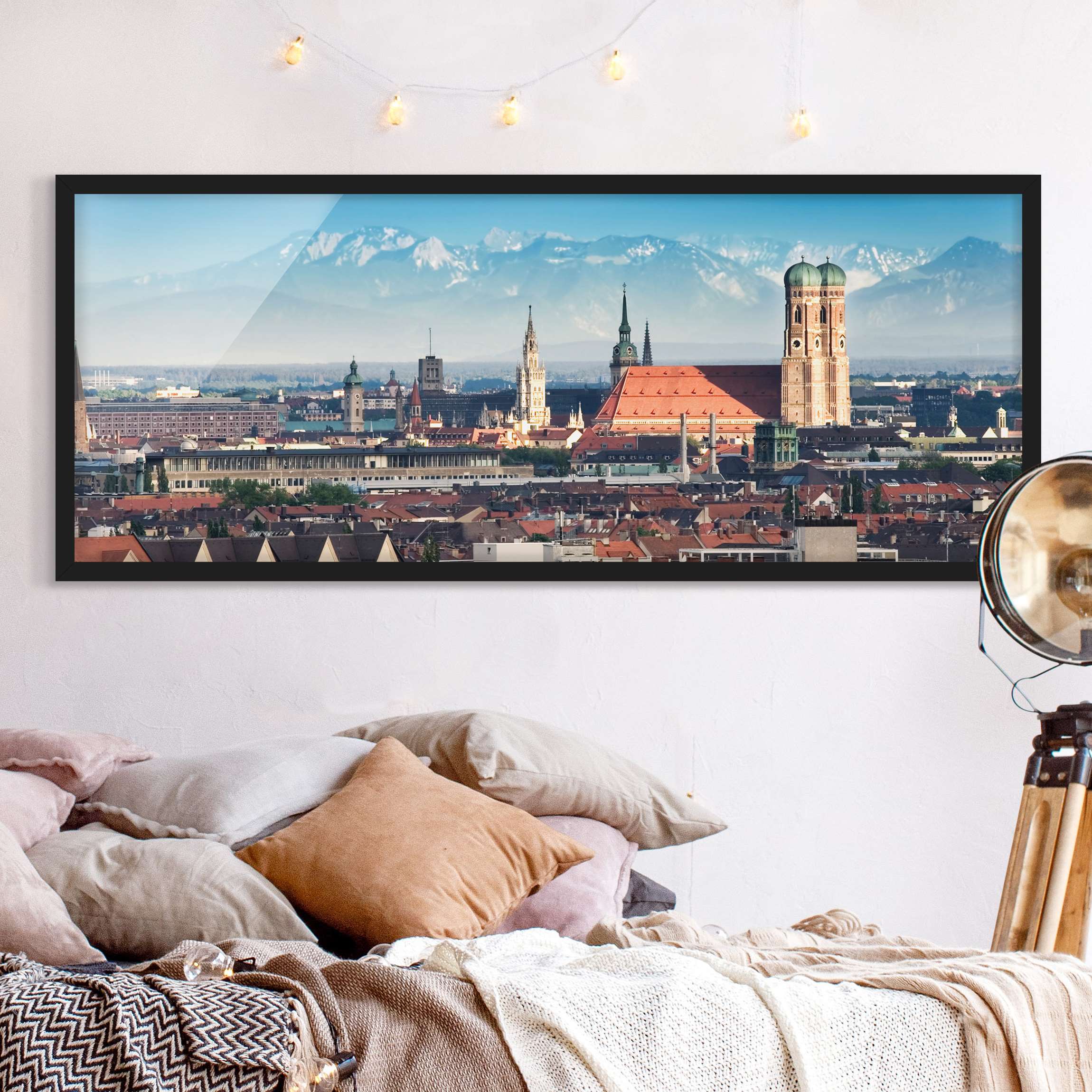 Bild mit Rahmen - Panorama München