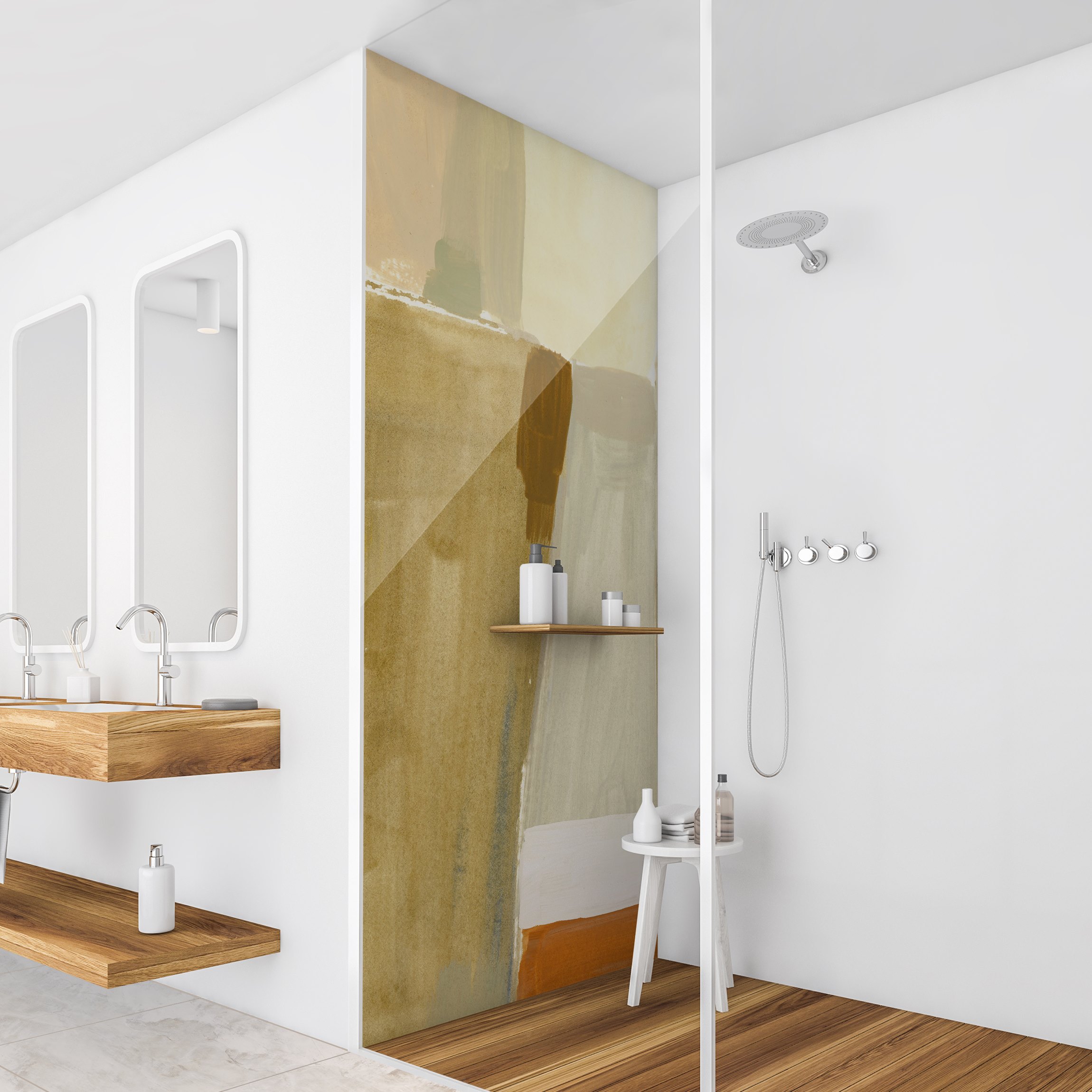 Duschrückwand Balkon in Italien