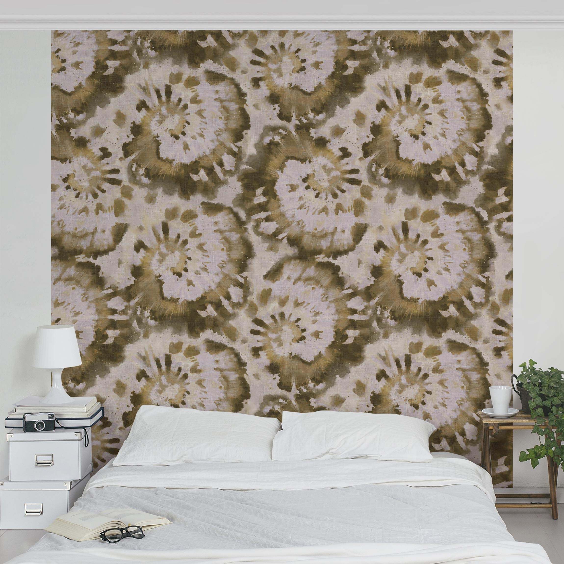 Fototapete Batik auf Leinwand Struktur