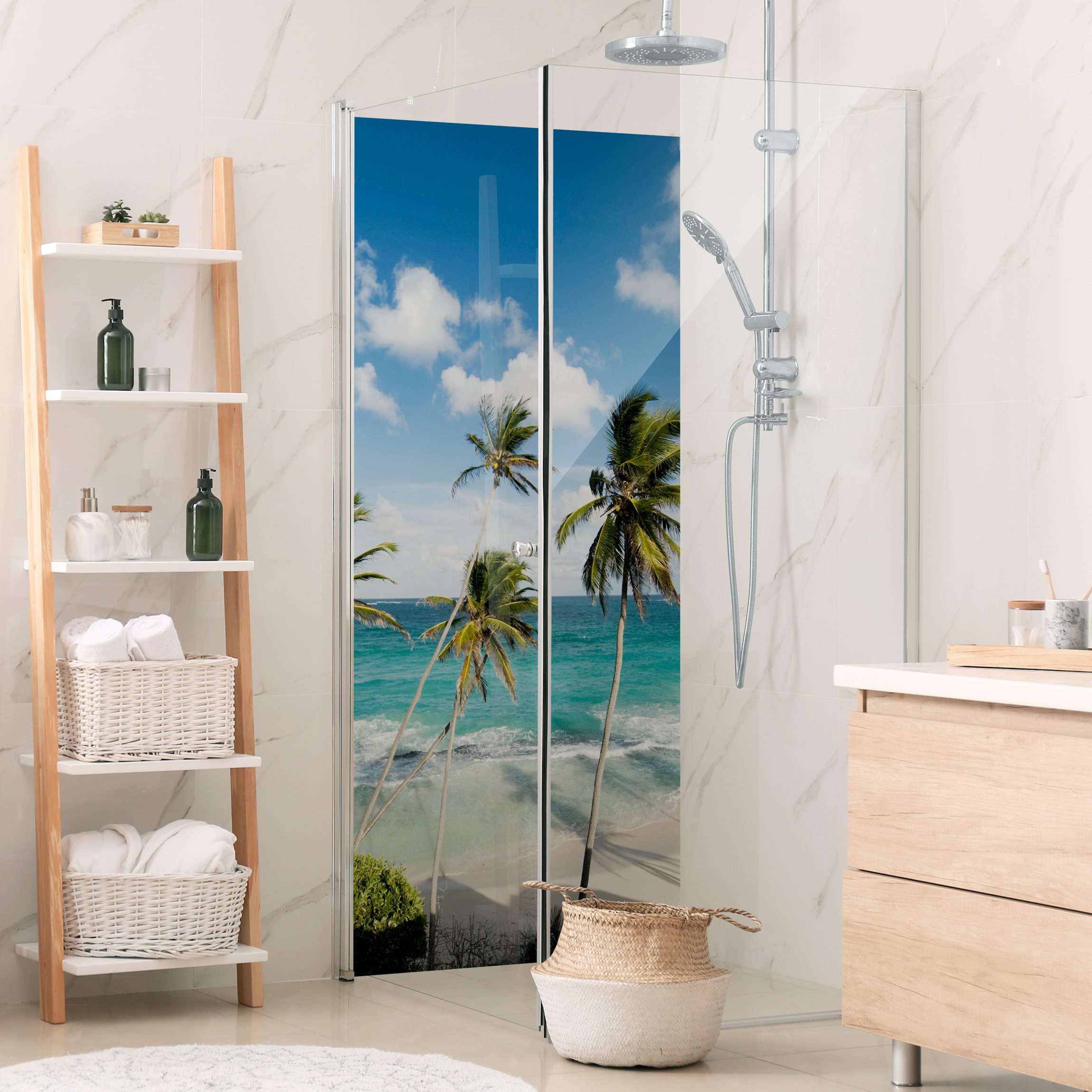 Duschrückwand Beach of Barbados