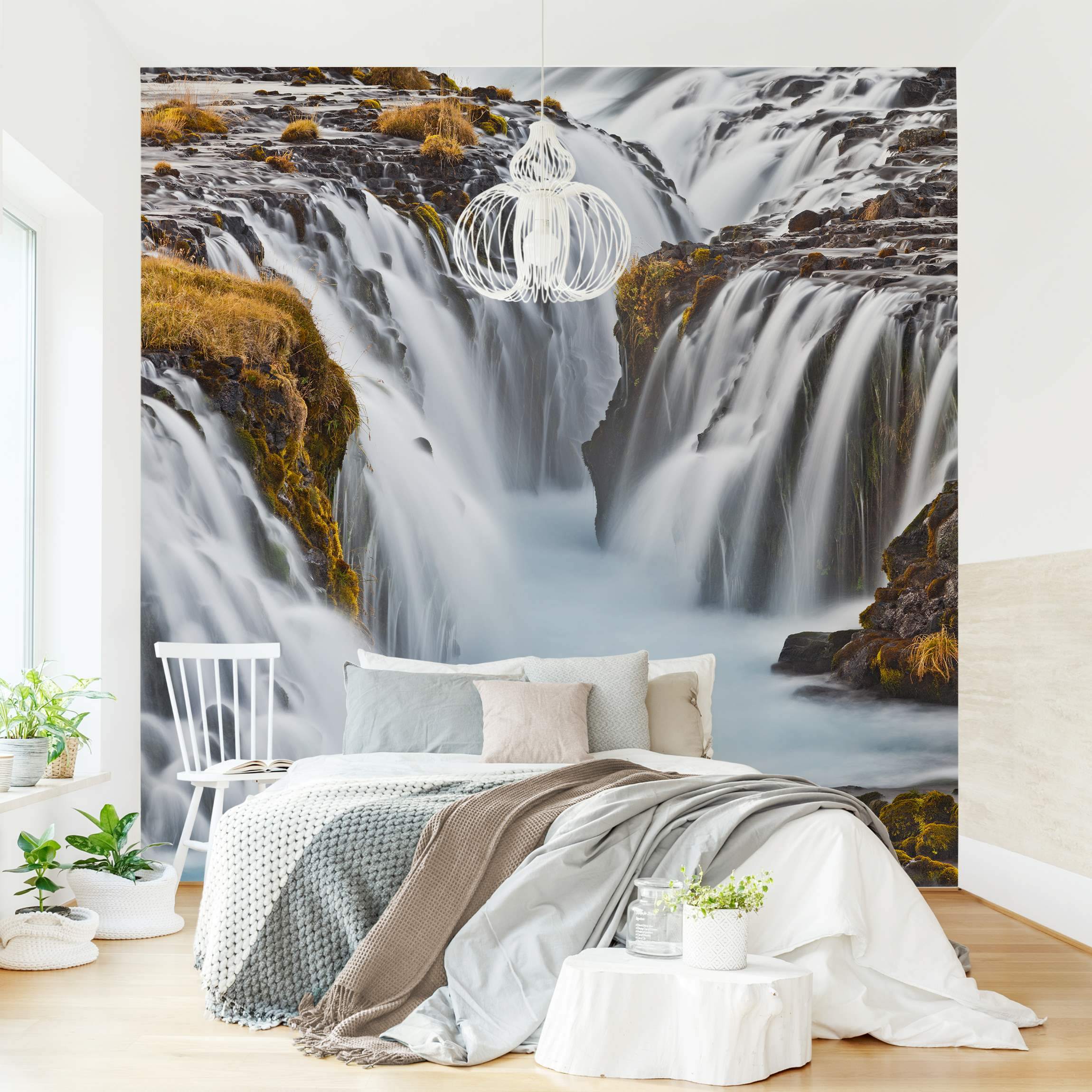 Fototapete Natur Brúarfoss Wasserfall in Island