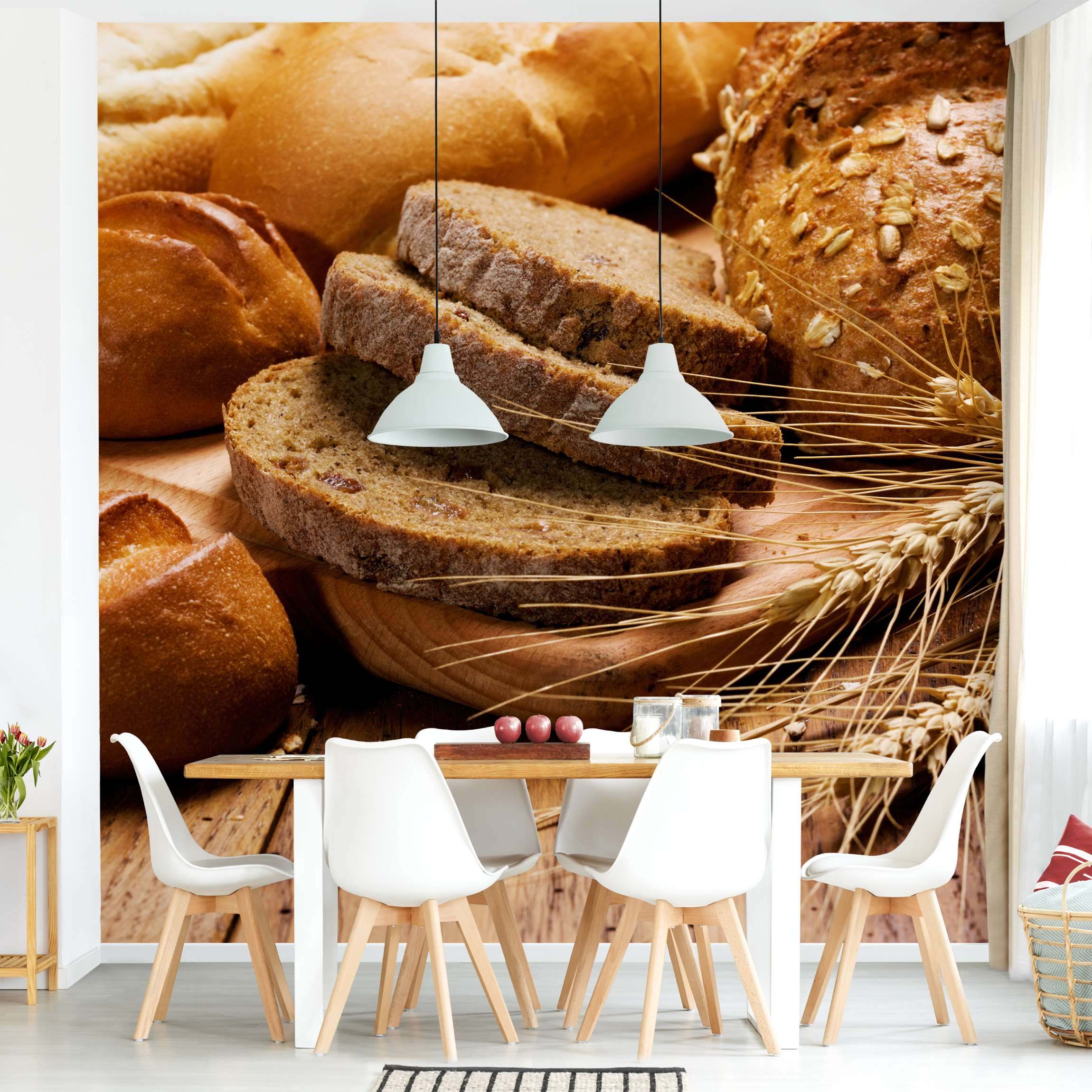 Fototapete Küche BrotZeit