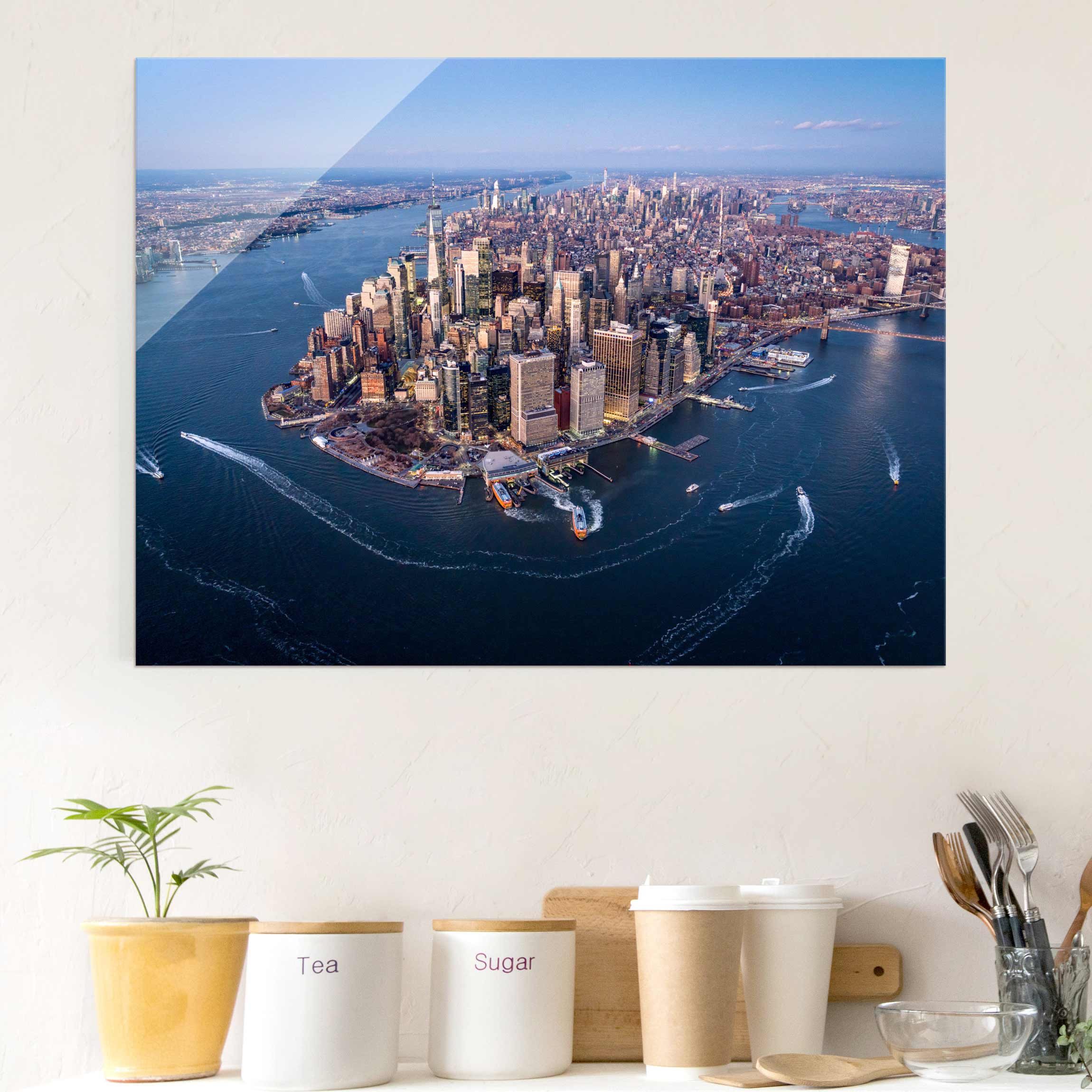 Glasbild Big City Life