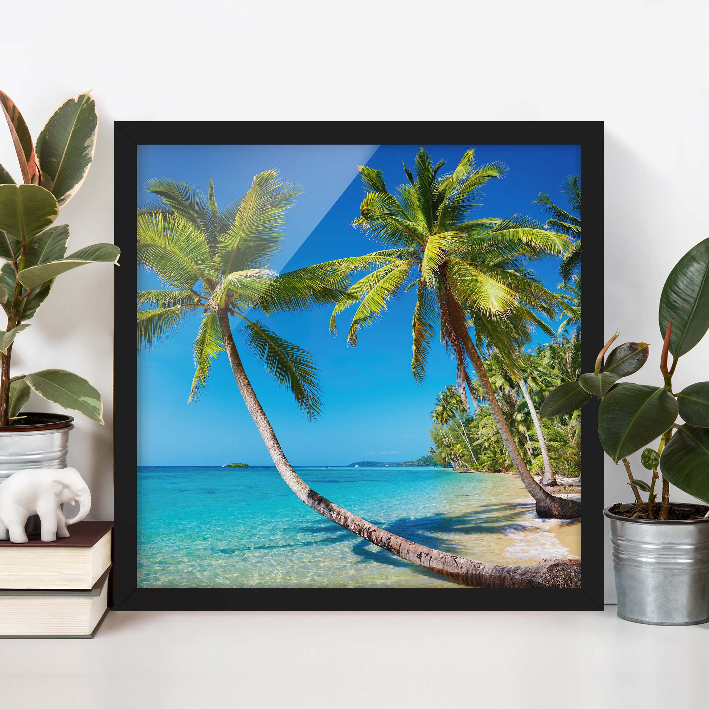 Bild mit Rahmen - Quadrat Beach of Thailand