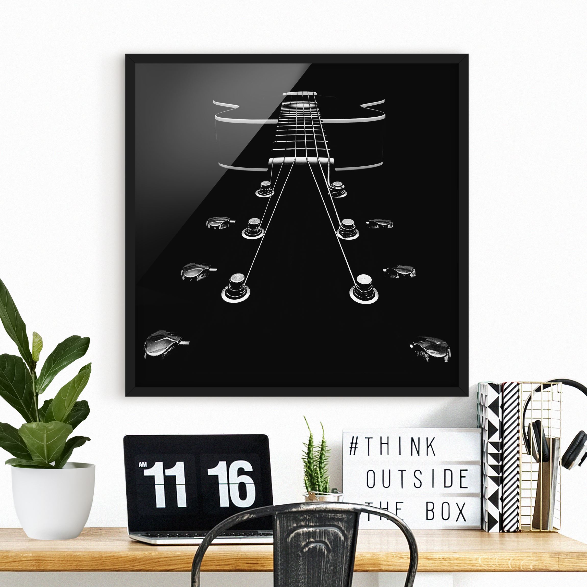 Bild mit Rahmen - Quadrat Mein neues Baby