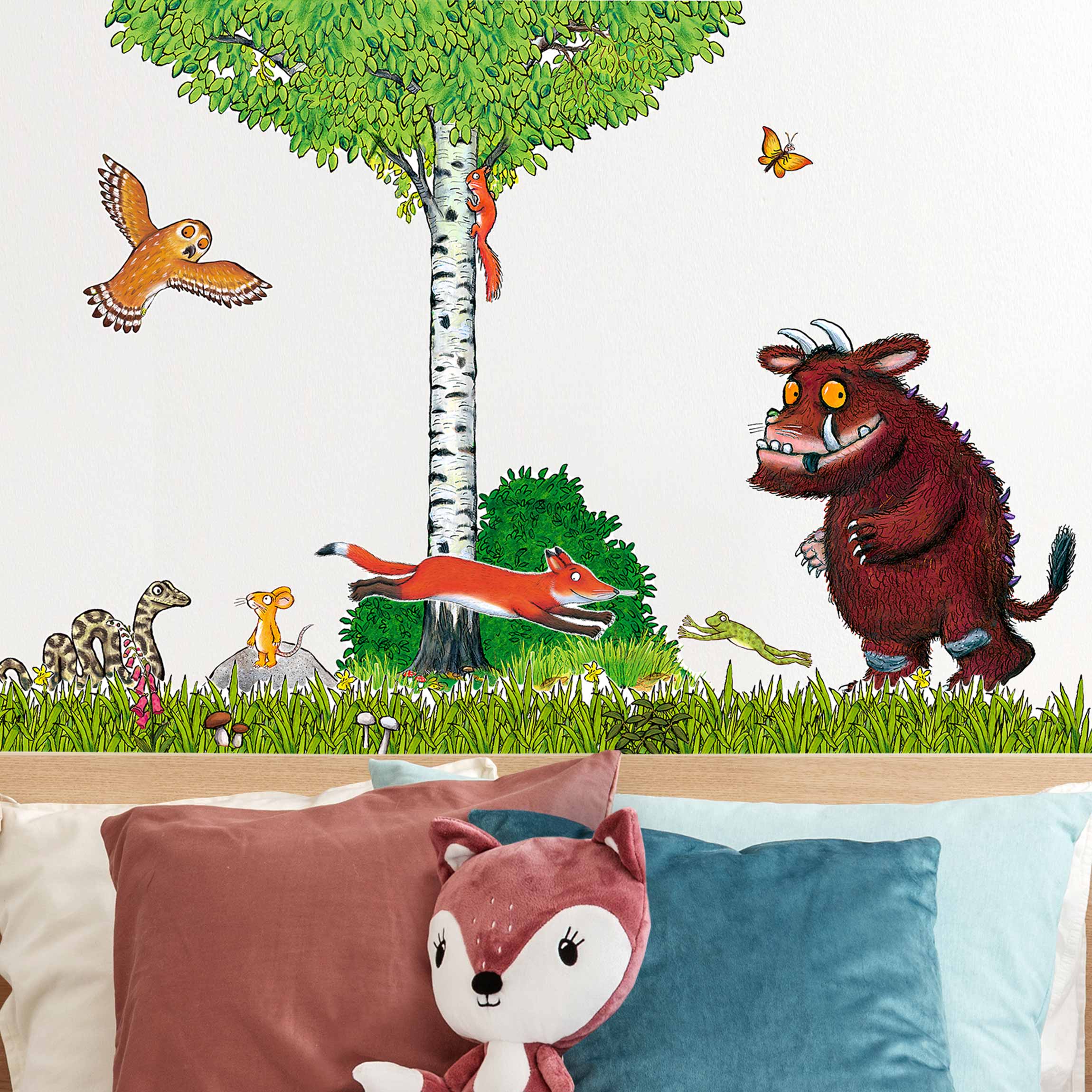 Wandtattoo 11-teilig Grüffelo - Waldleben Sticker Set