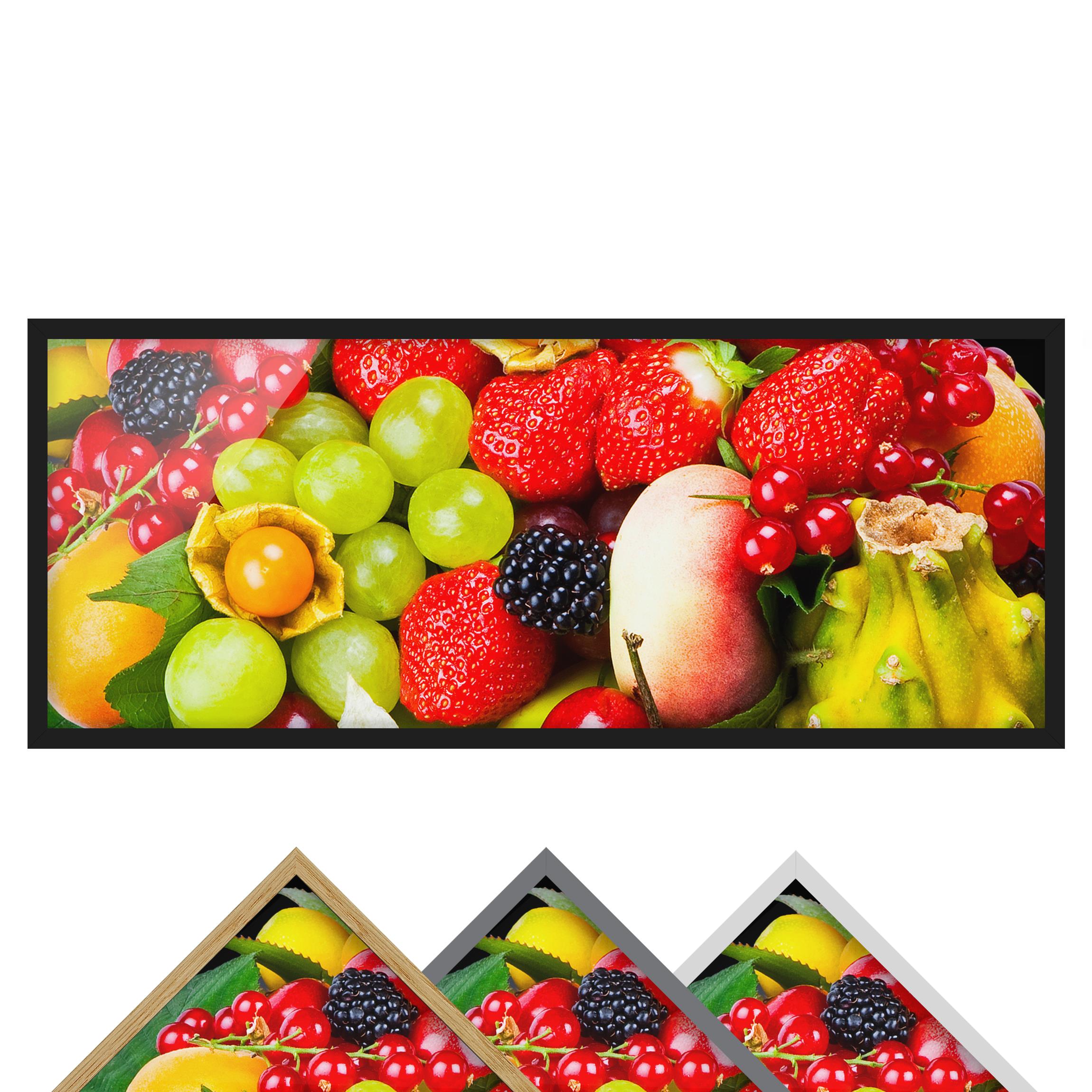 Küchenbild mit Rahmen Fruit Basket