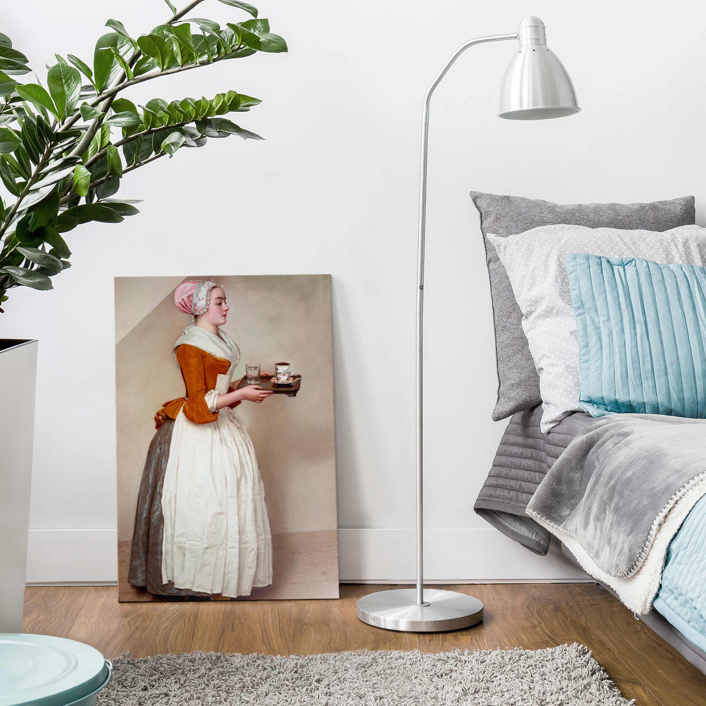 Glasbild Jean Etienne Liotard - Das Schokoladenmädchen