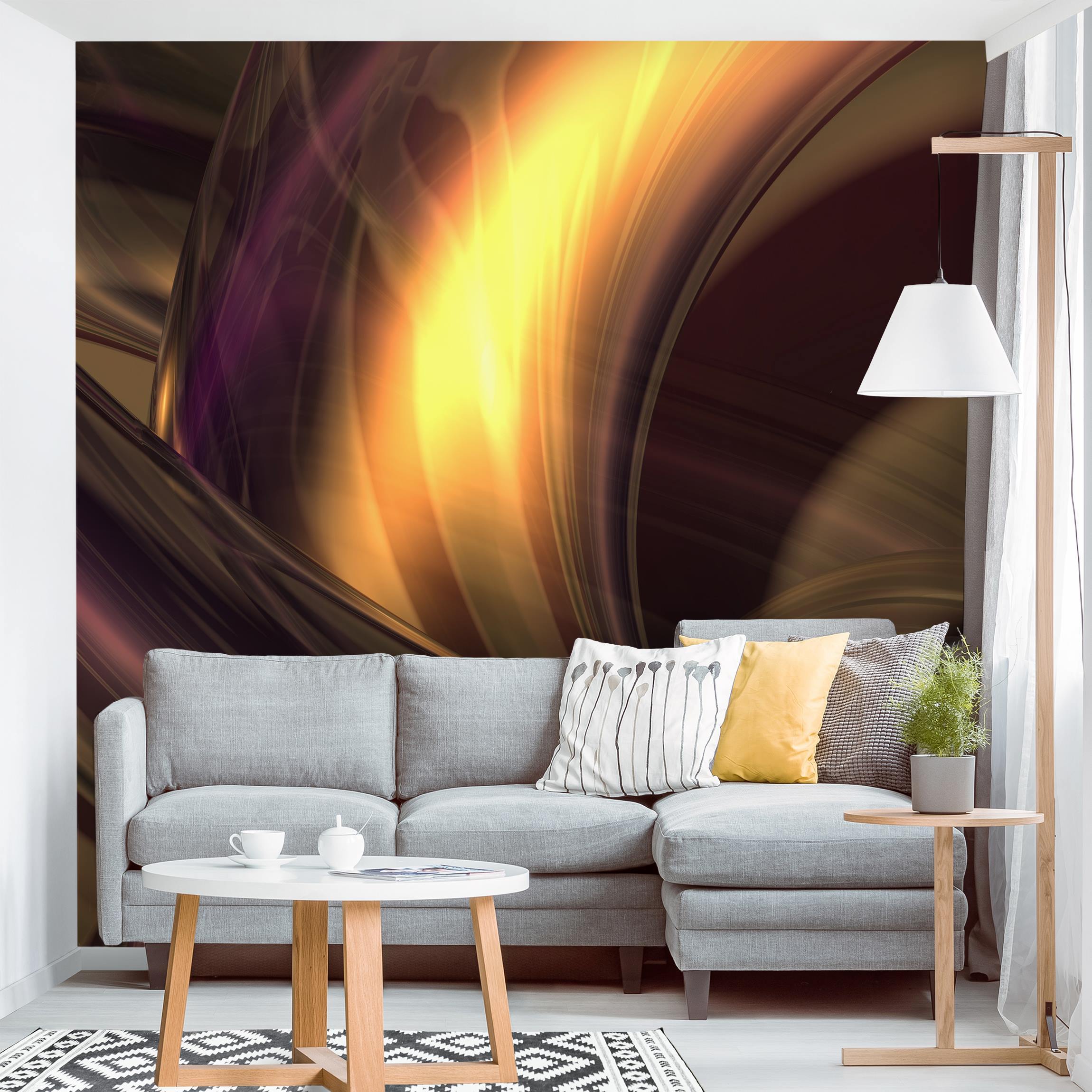 Fototapete 3D-Optik Enchanted Fire