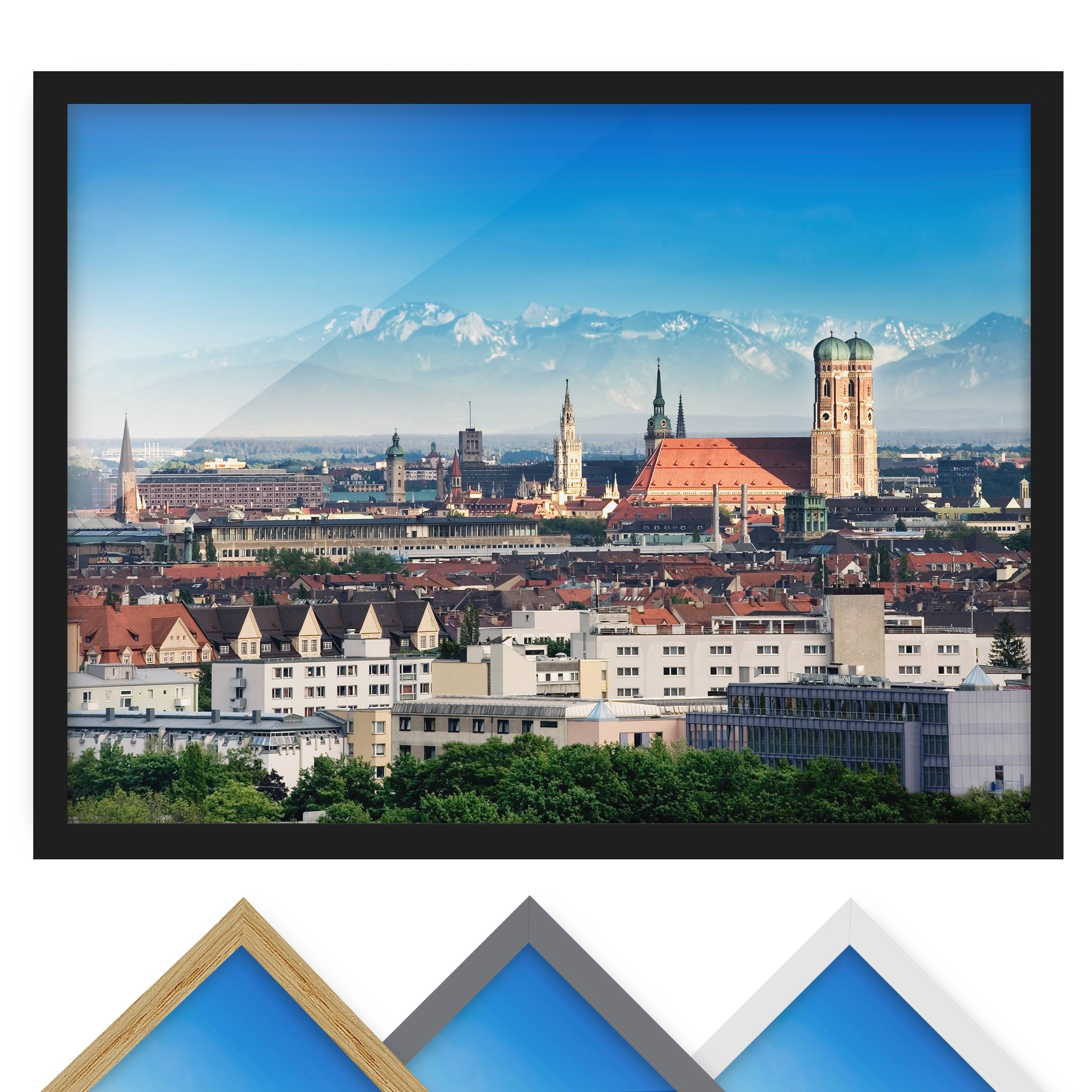 Bild mit Rahmen - Querformat München