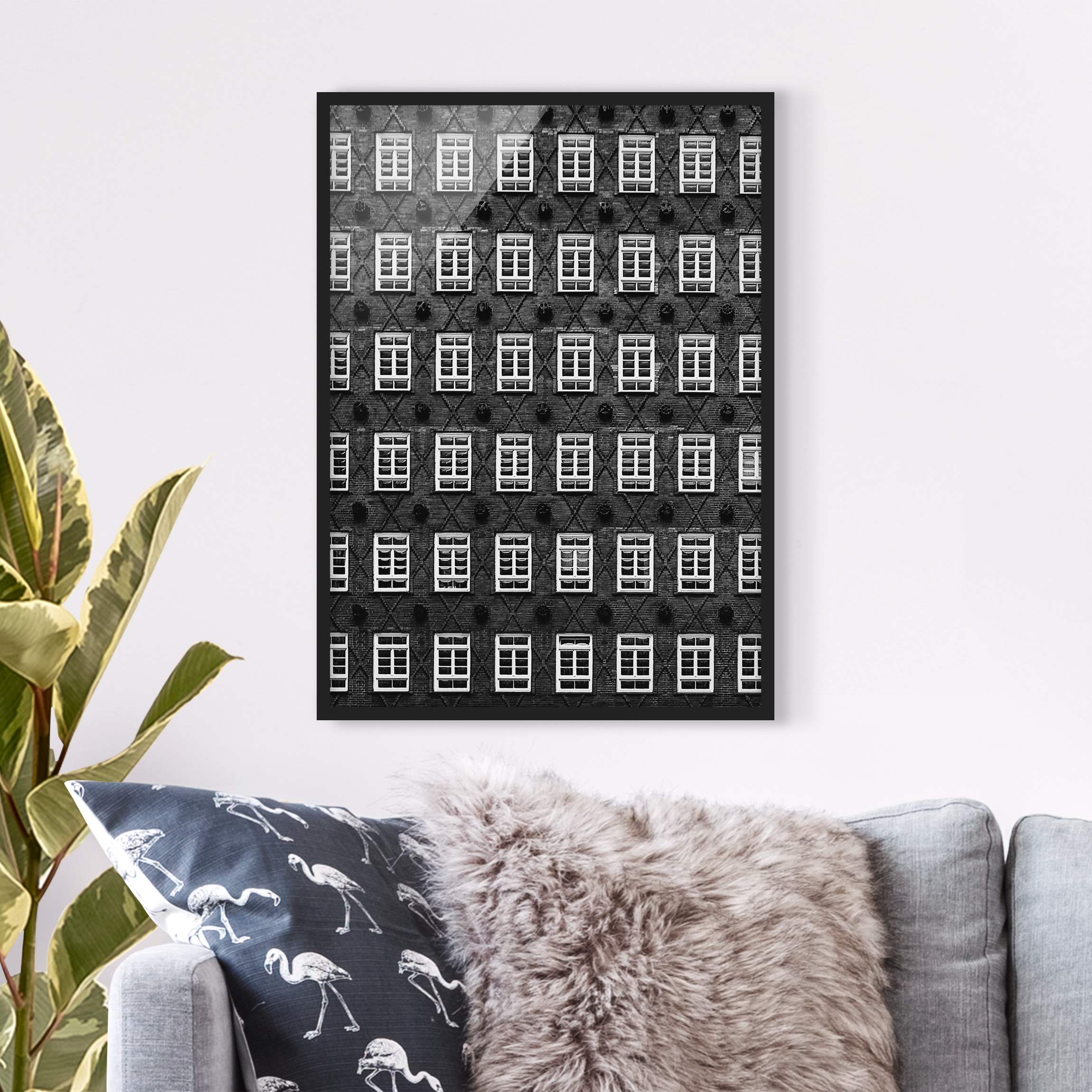 Bild mit Rahmen - Hochformat Windows