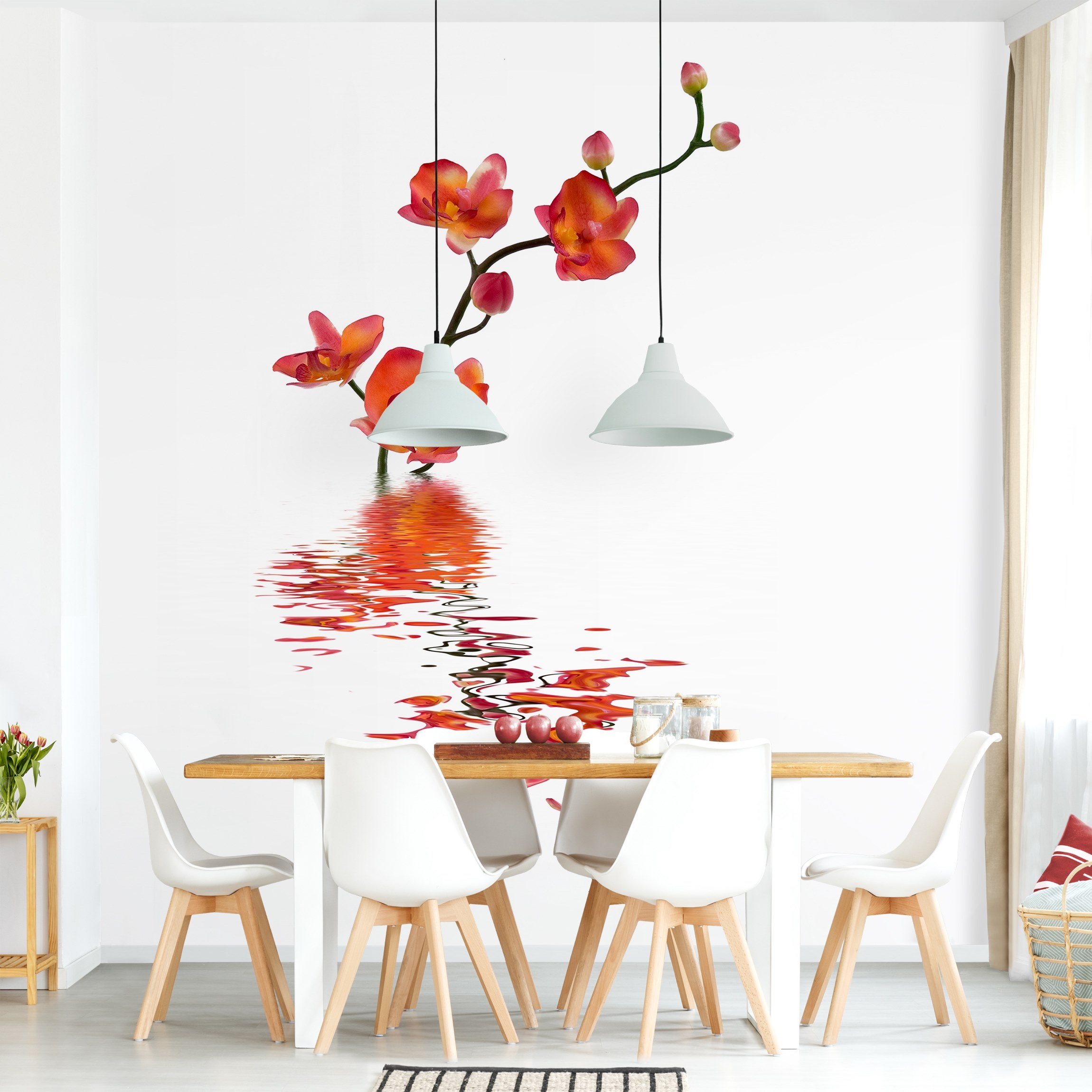Fototapete Blumen Flamy Orchid Waters