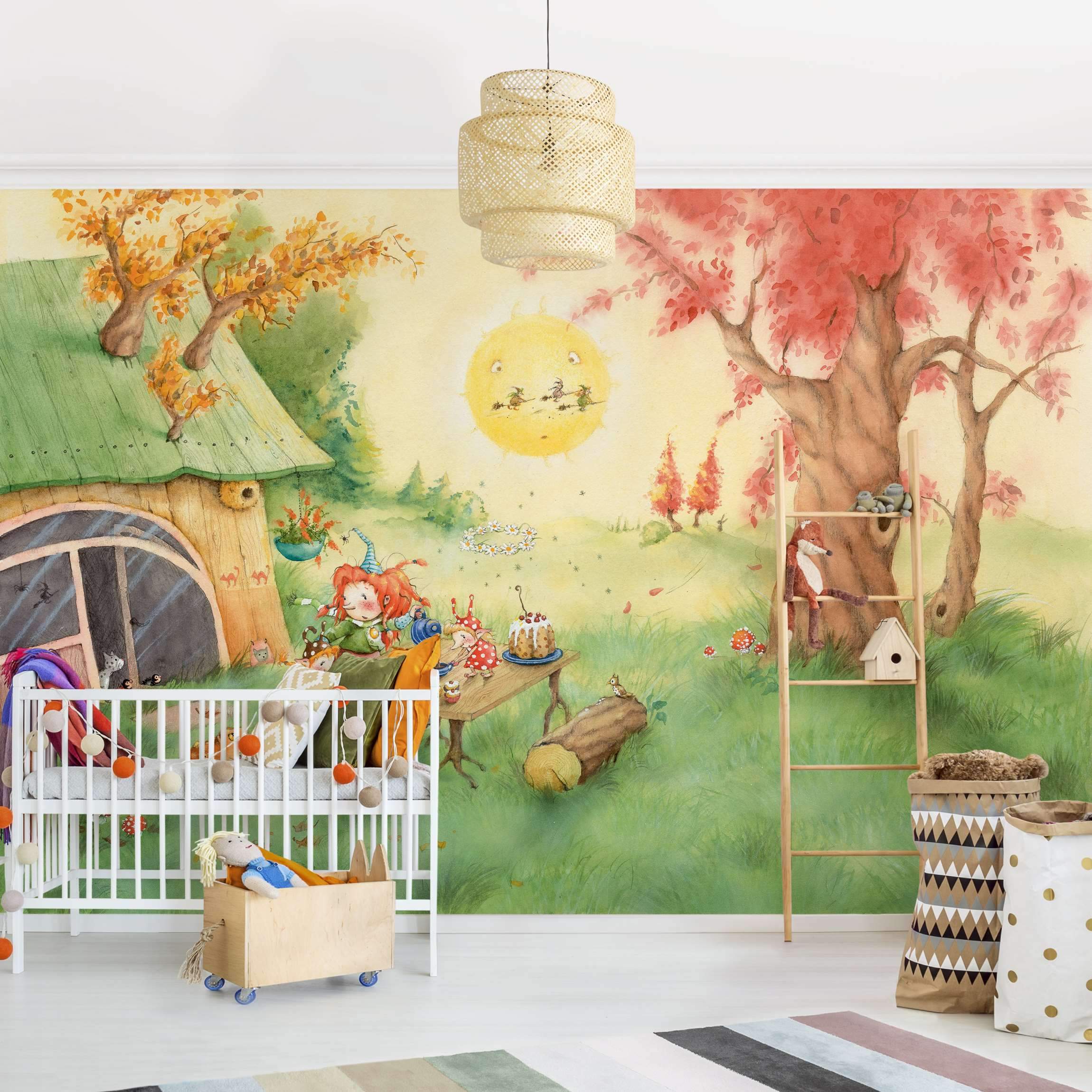 Fototapete Kinderzimmer Frida frühstückt