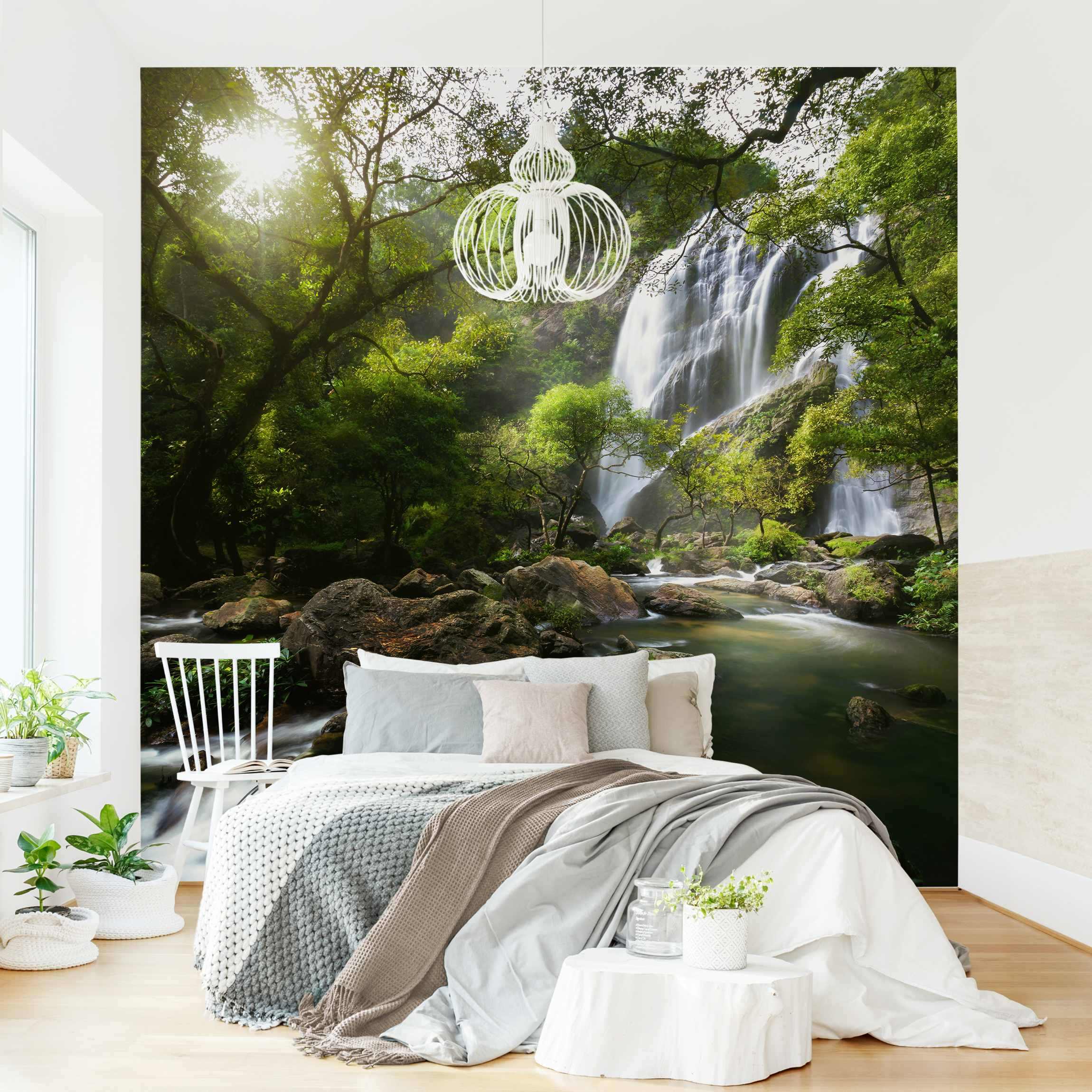 Fototapete Natur Gebirgsbach