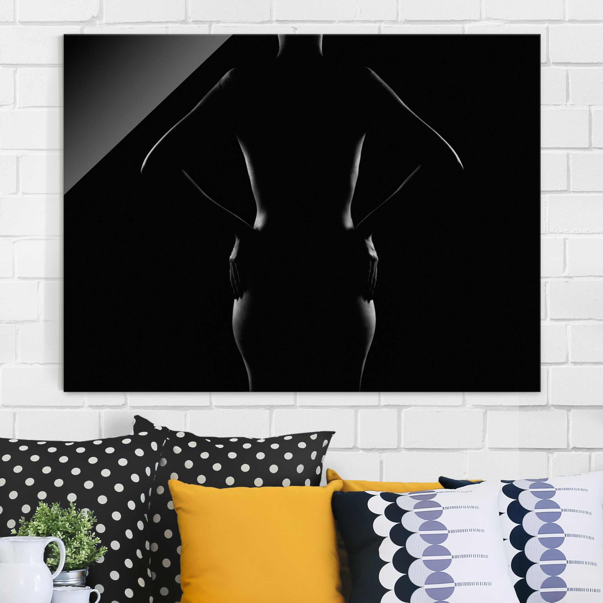 Glasbild Akt & Erotik Eszter