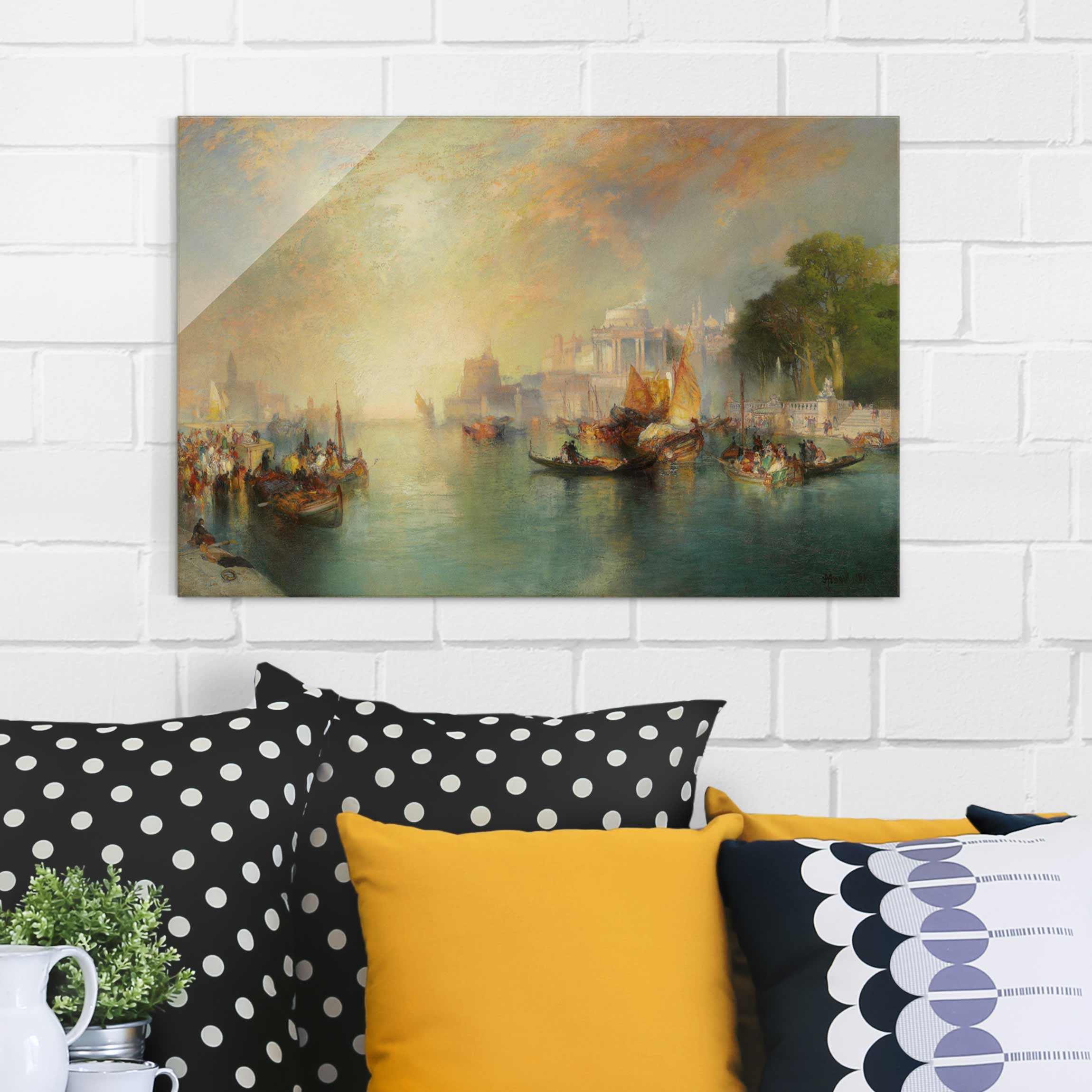 Glasbild - Querformat Thomas Moran - Arabian Nights Fantasy