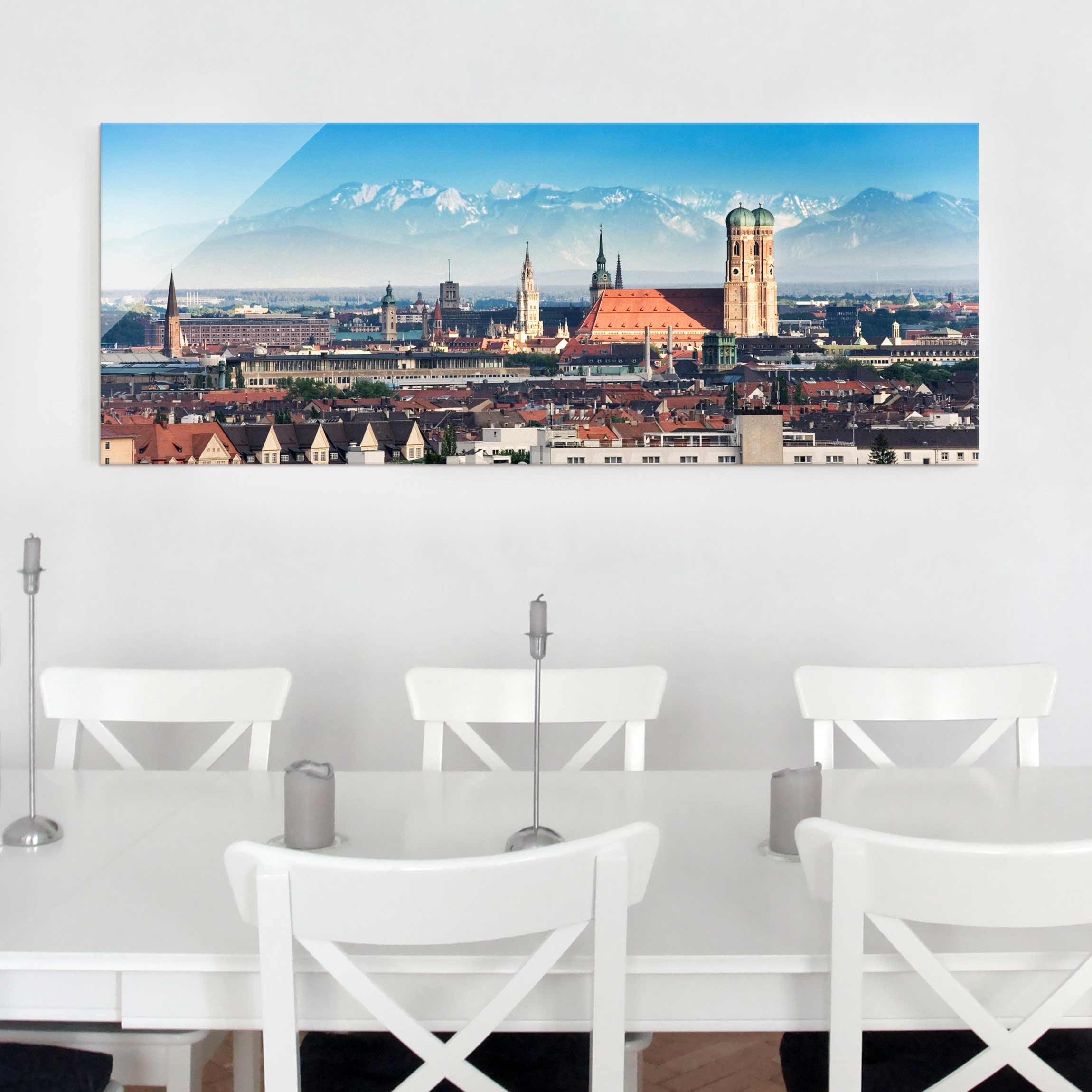 Glasbild Architektur & Skyline München