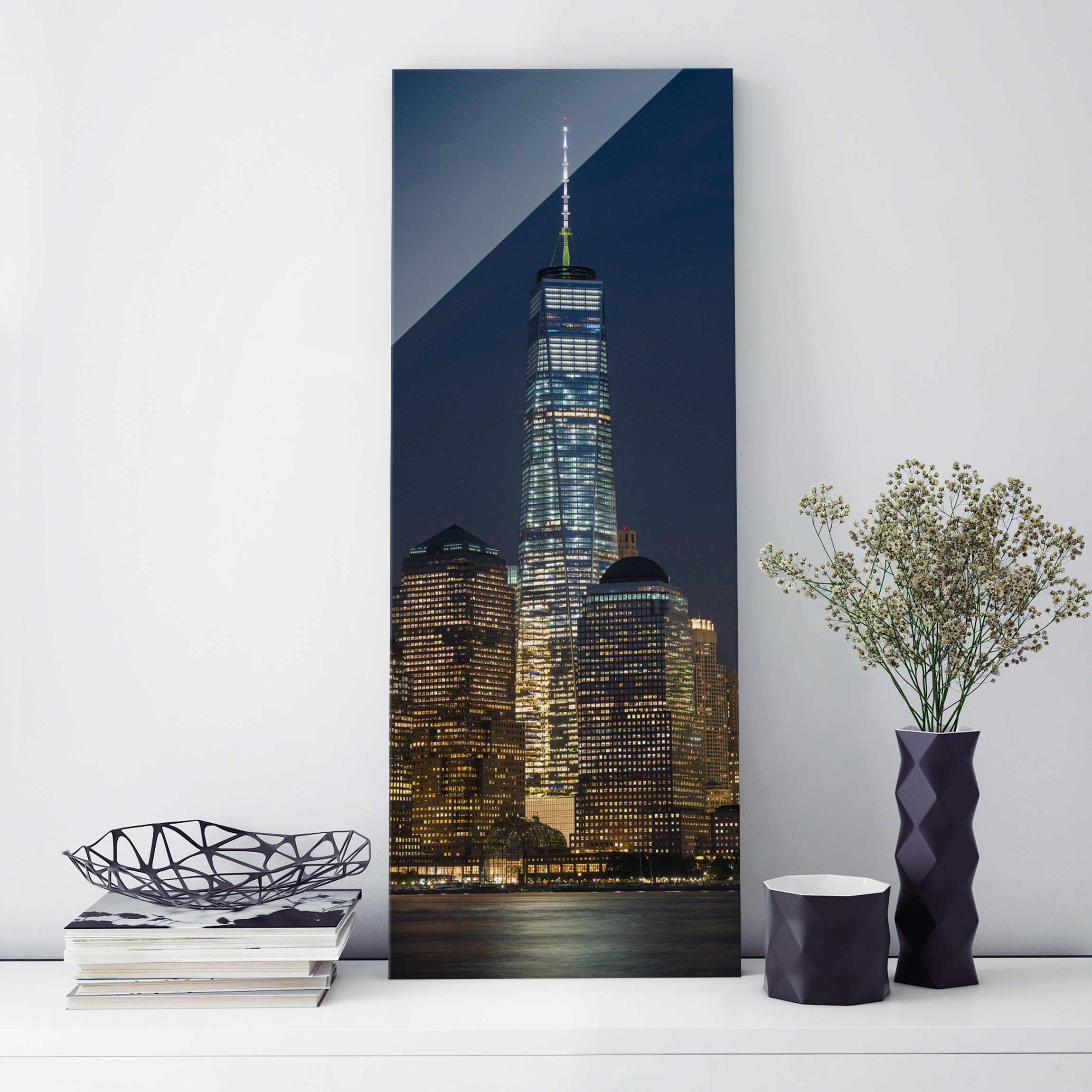 Glasbild Architektur & Skyline One World Trade Center
