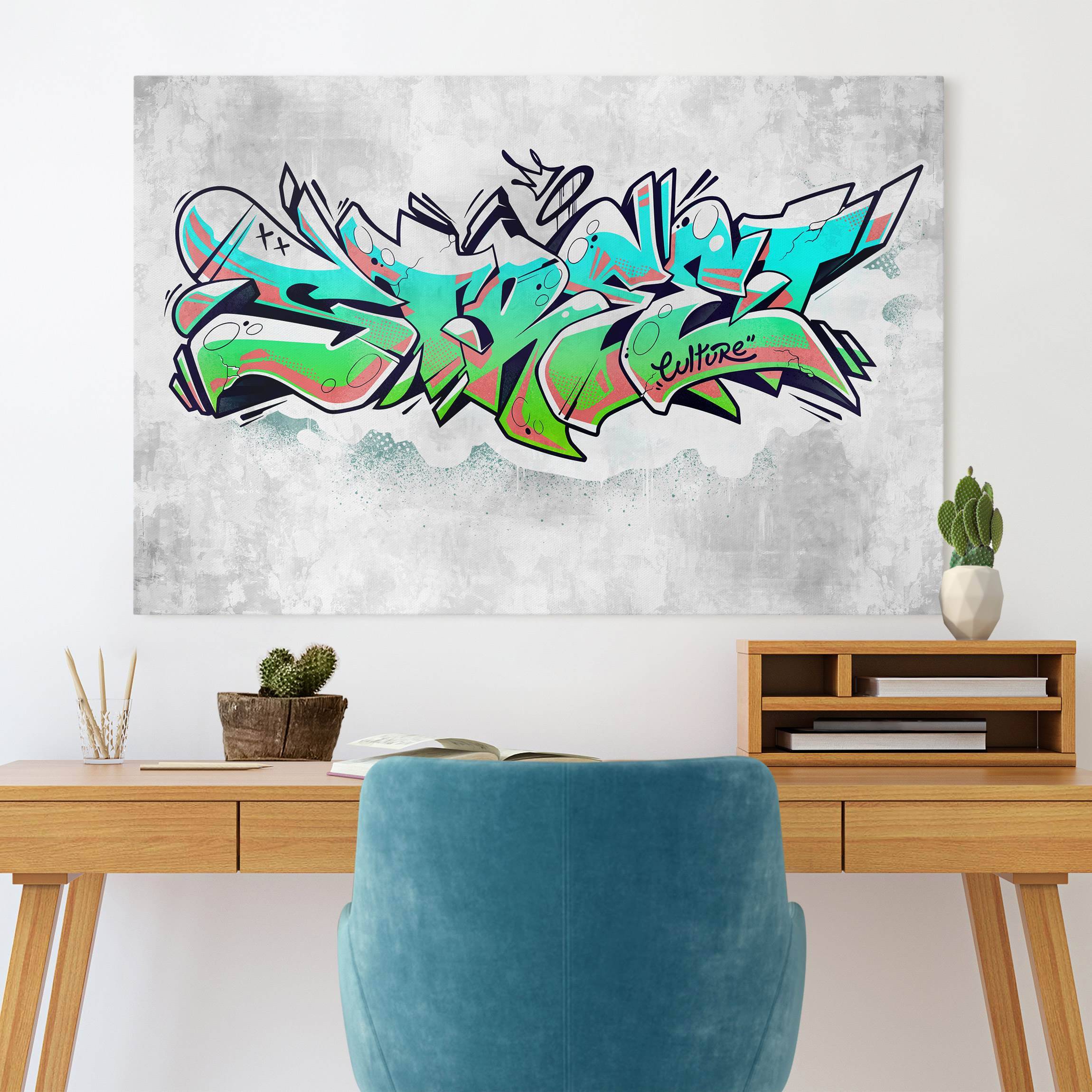 Leinwandbild Graffiti Art Street Culture