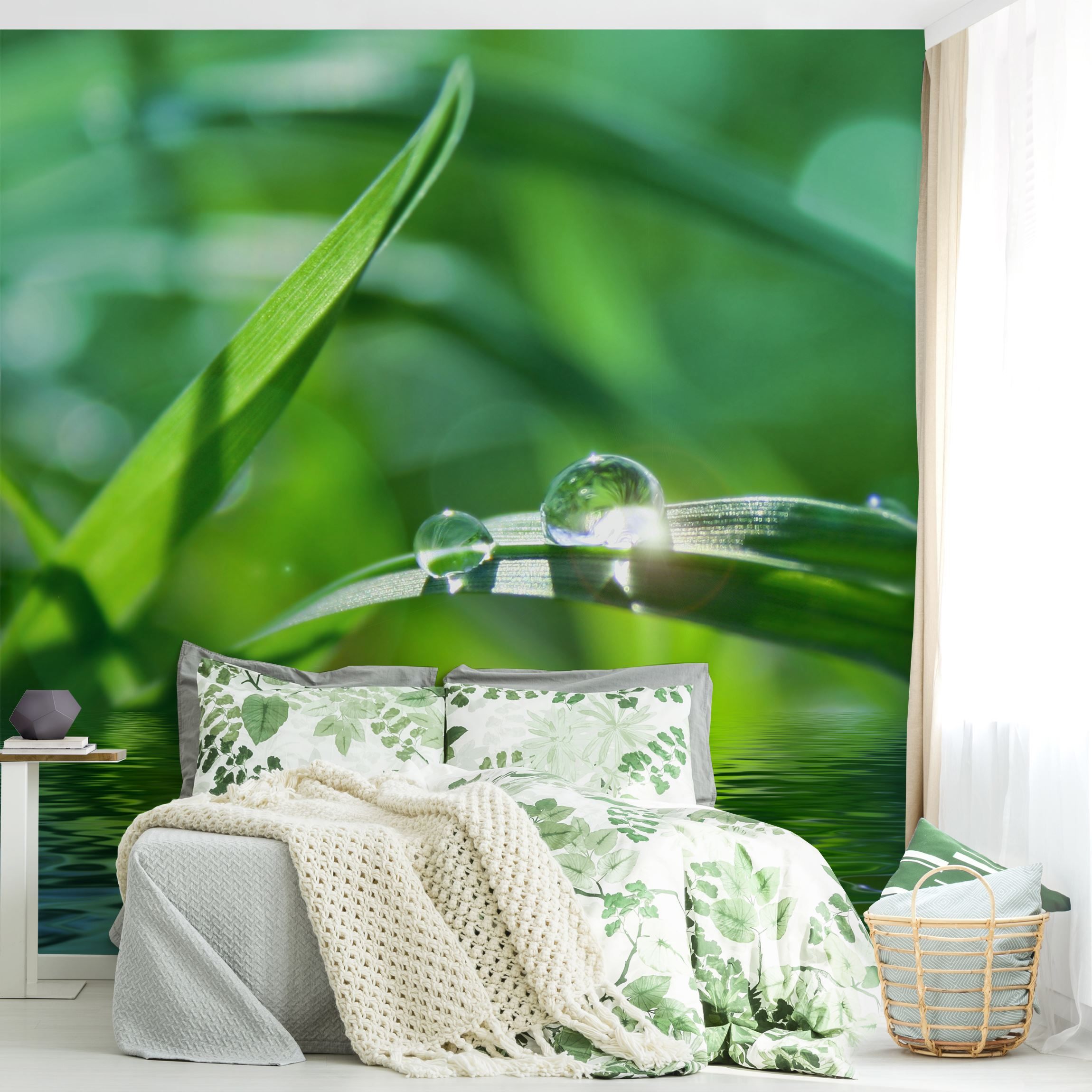Fototapete Blumen Green Ambiance II