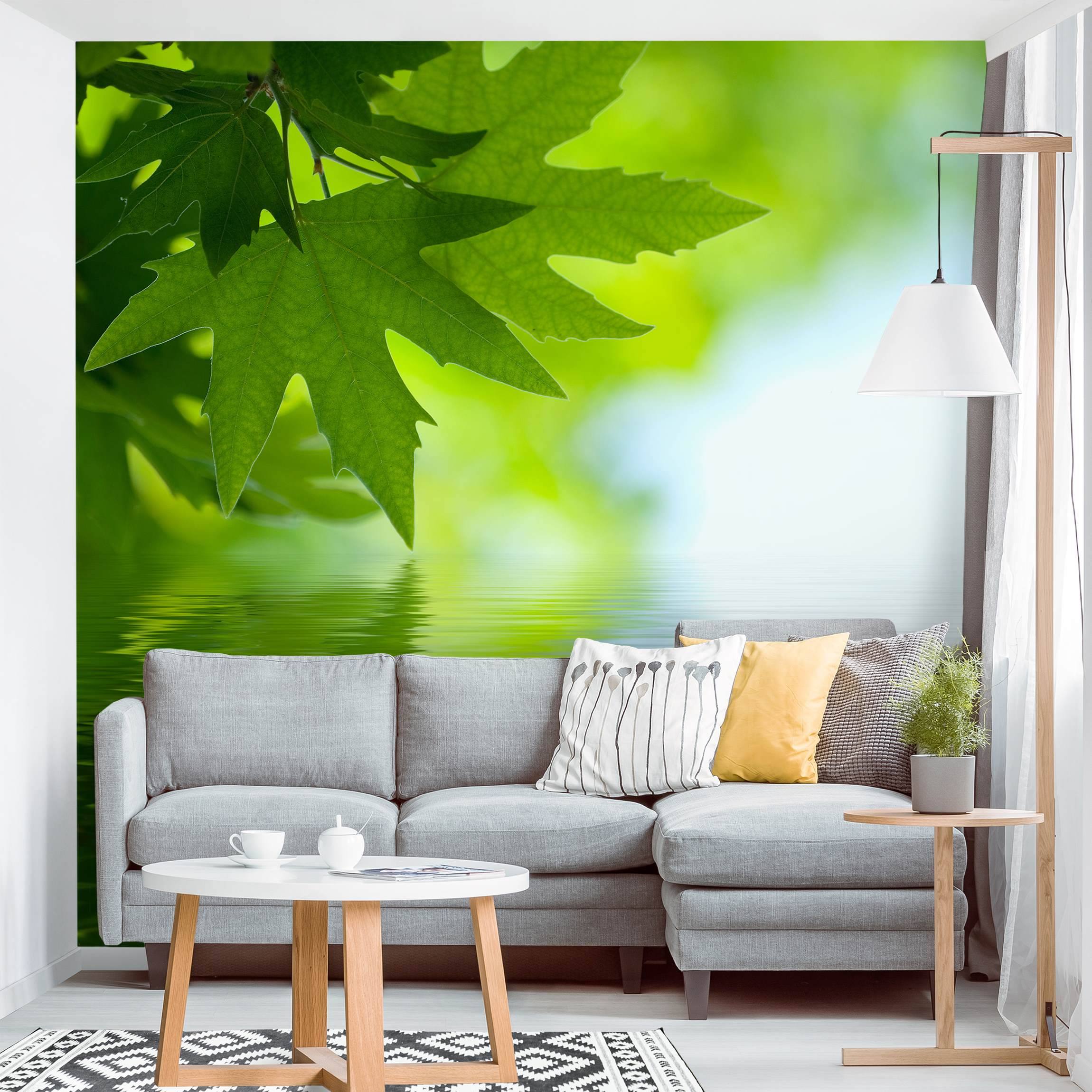 Fototapete Blumen Green Ambiance III