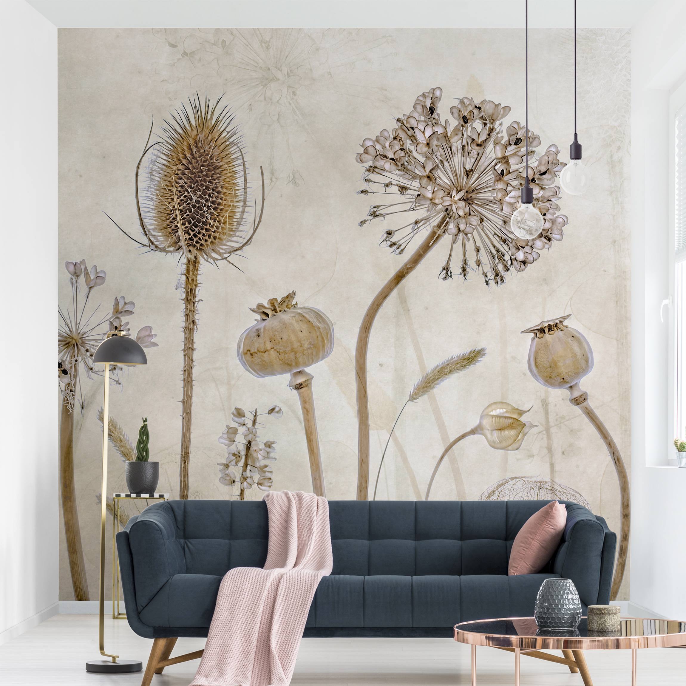 Fototapete Blumen Growing Old