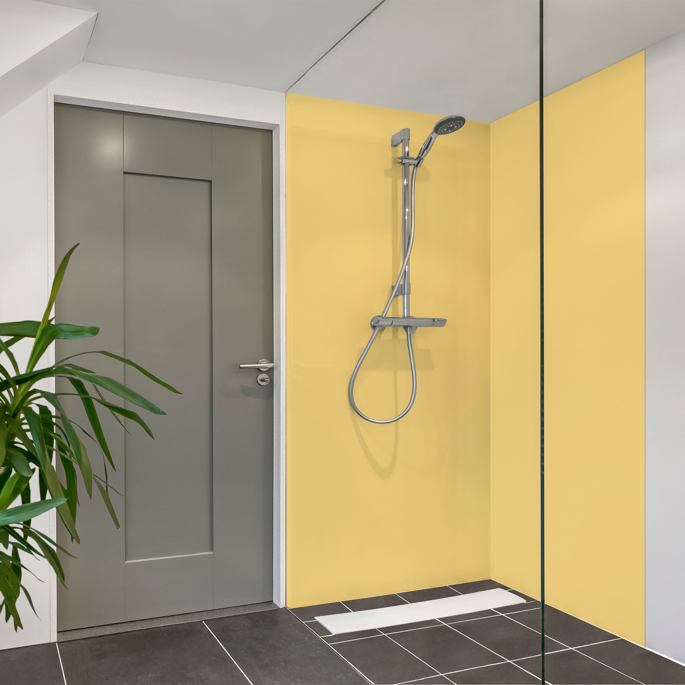 Duschrückwand Honig