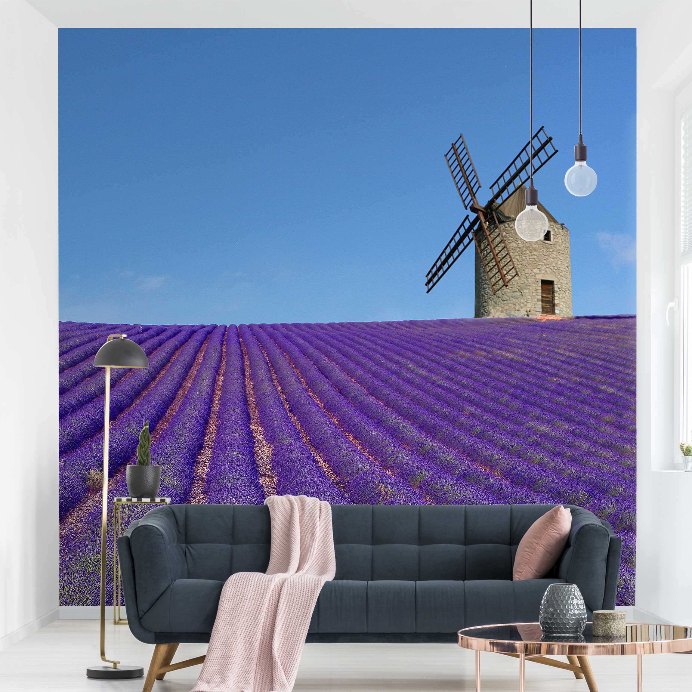 Fototapete Blumen Lavendelduft in der Provence