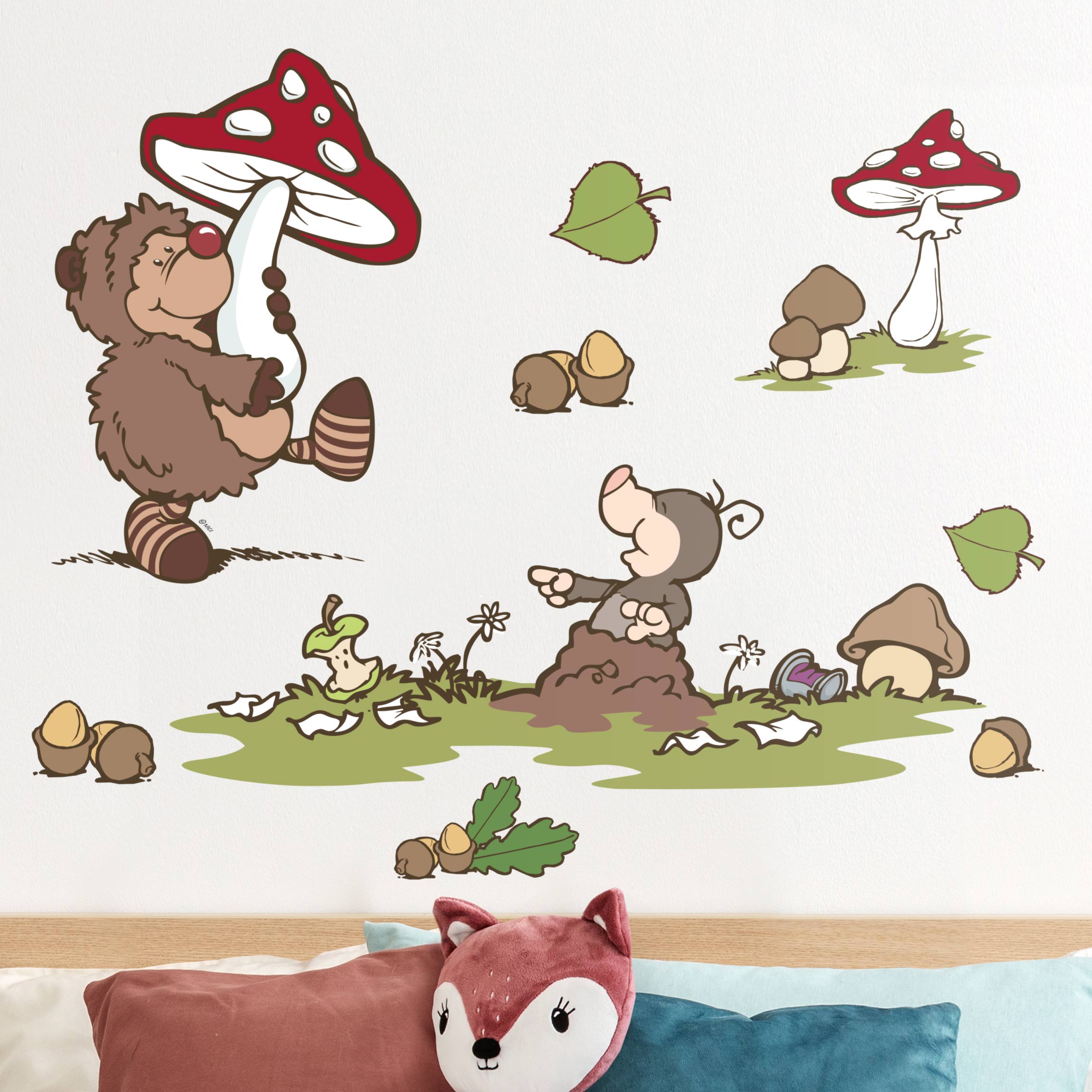 Wandtattoo 10-teilig NICI - Forest Friends - Hetch Hogan