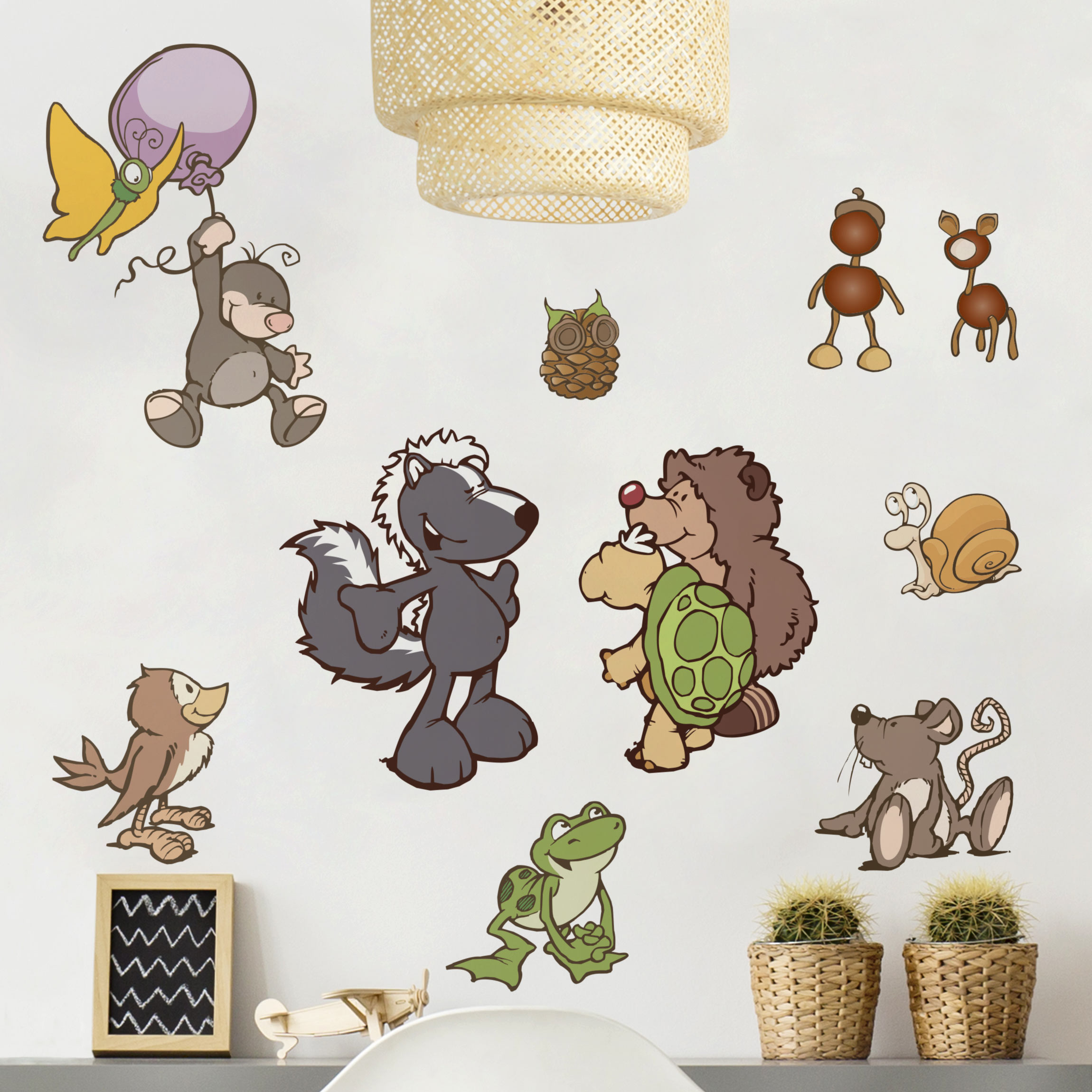 Wandtattoo 11-teilig NICI - Forest Friends